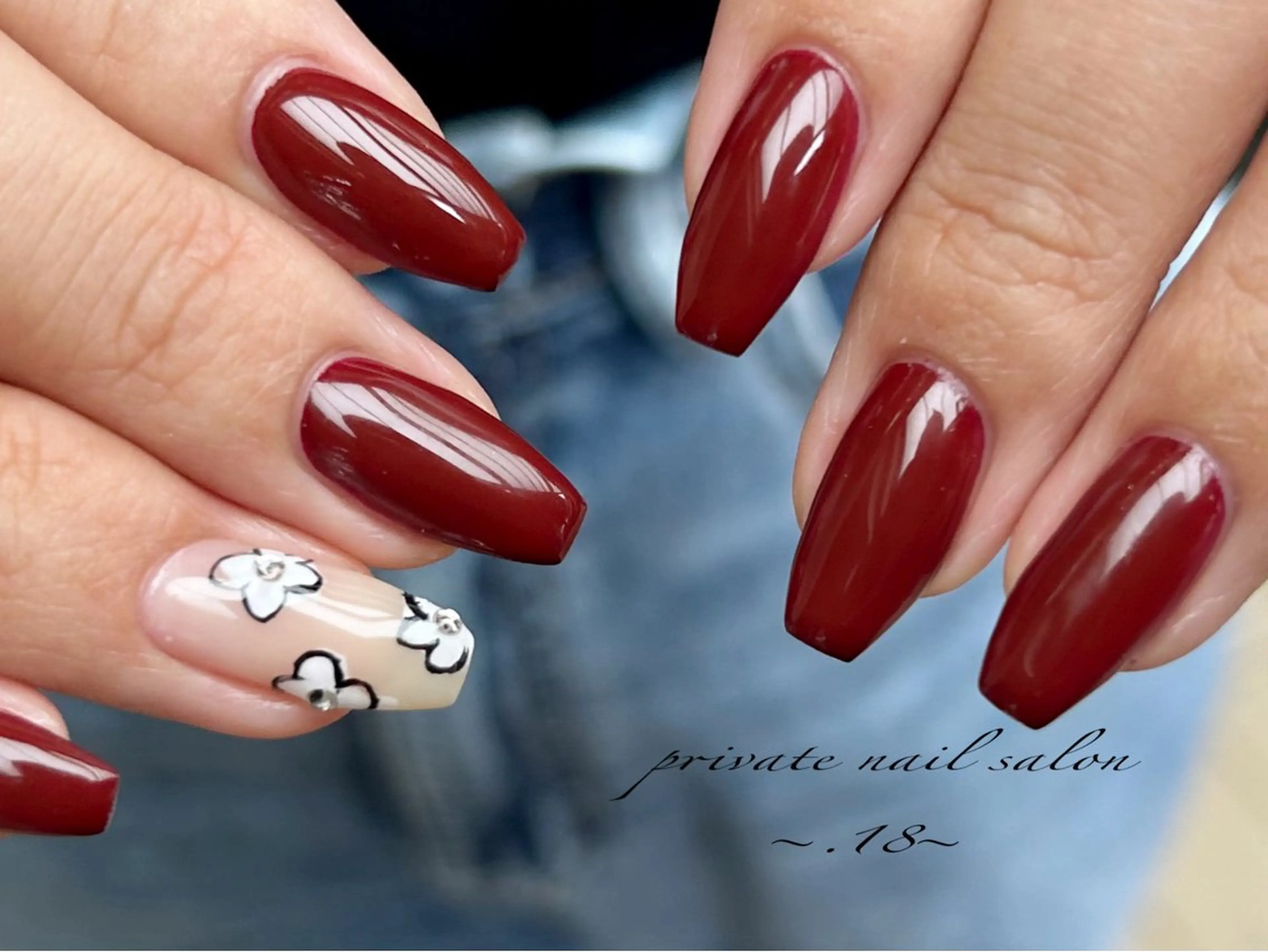 ネイル 長さ出し ジェルネイル 持ち込み パラジェル private nail salon〜.18〜所属・.18 〜のネイルデザイン