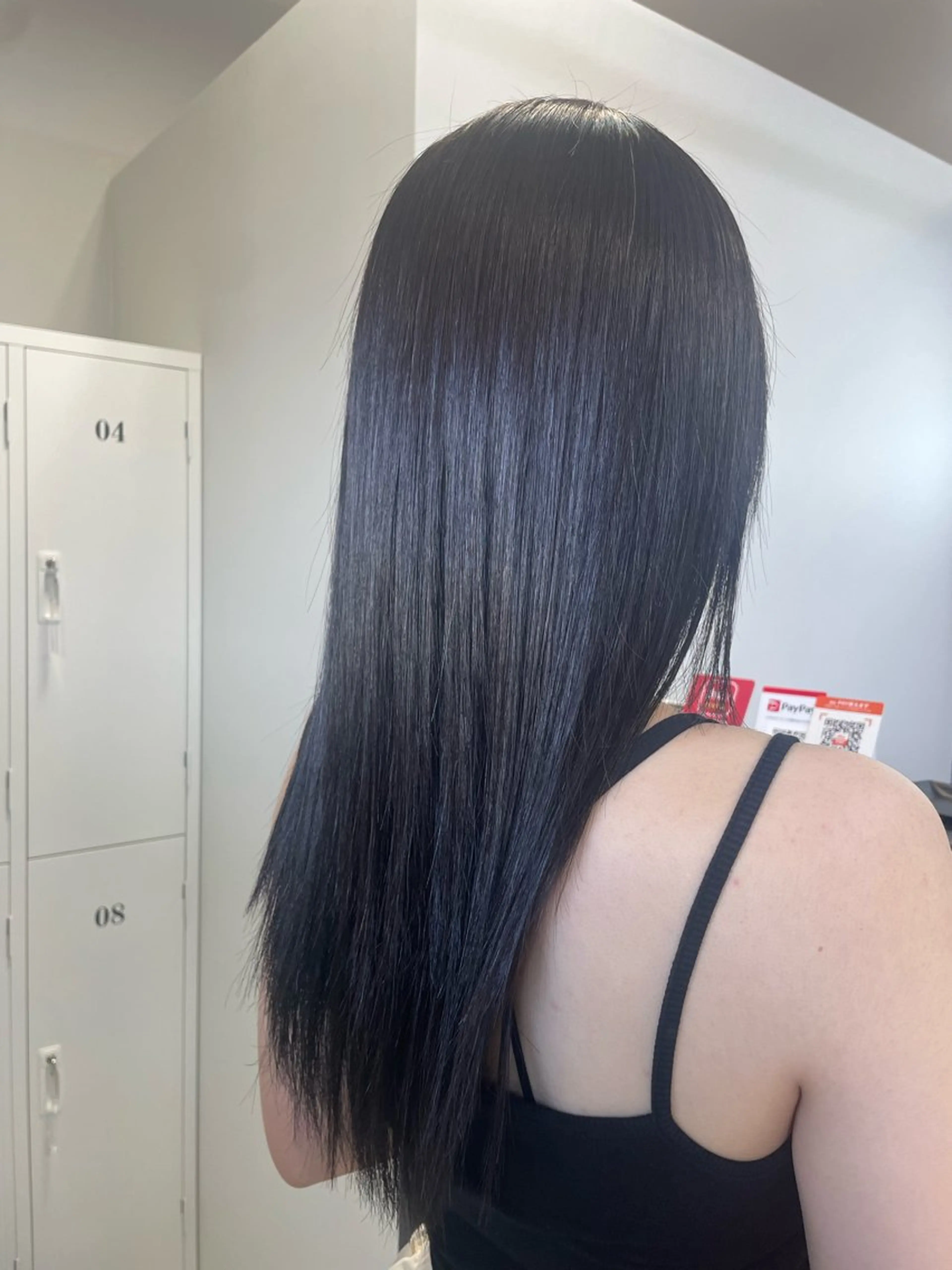 ロング 縮毛矯正 カット ヘアカラー 縮毛矯正 樋川 早紀のヘアスタイル