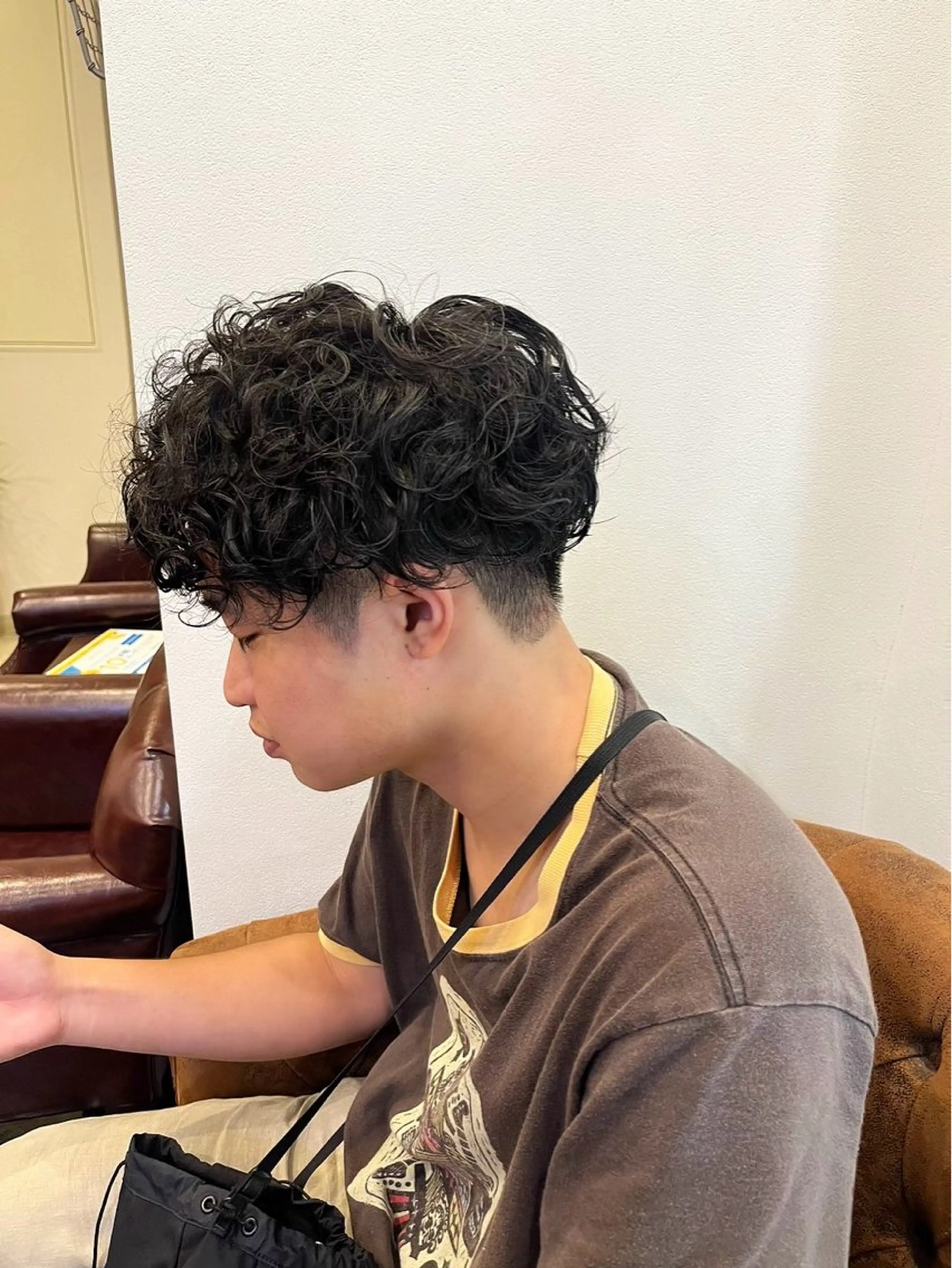 パーマ メンズ レイヤーカット/艶髪 /パーマaikoのヘアスタイル