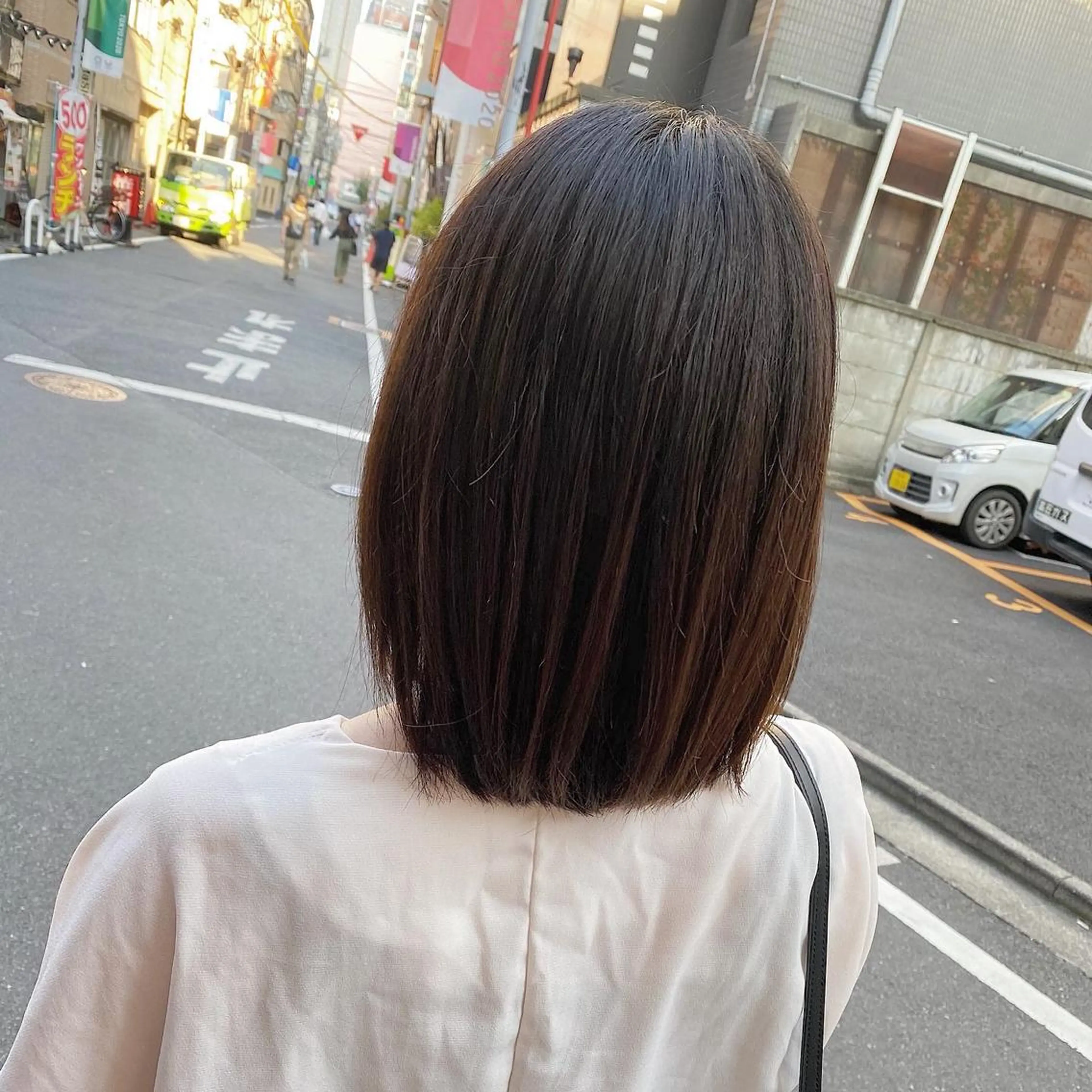 ミディアム ボブ 髪質改善 SALOWIN 池袋Suite店所属・髪質改善特化 安東駿介のヘアスタイル