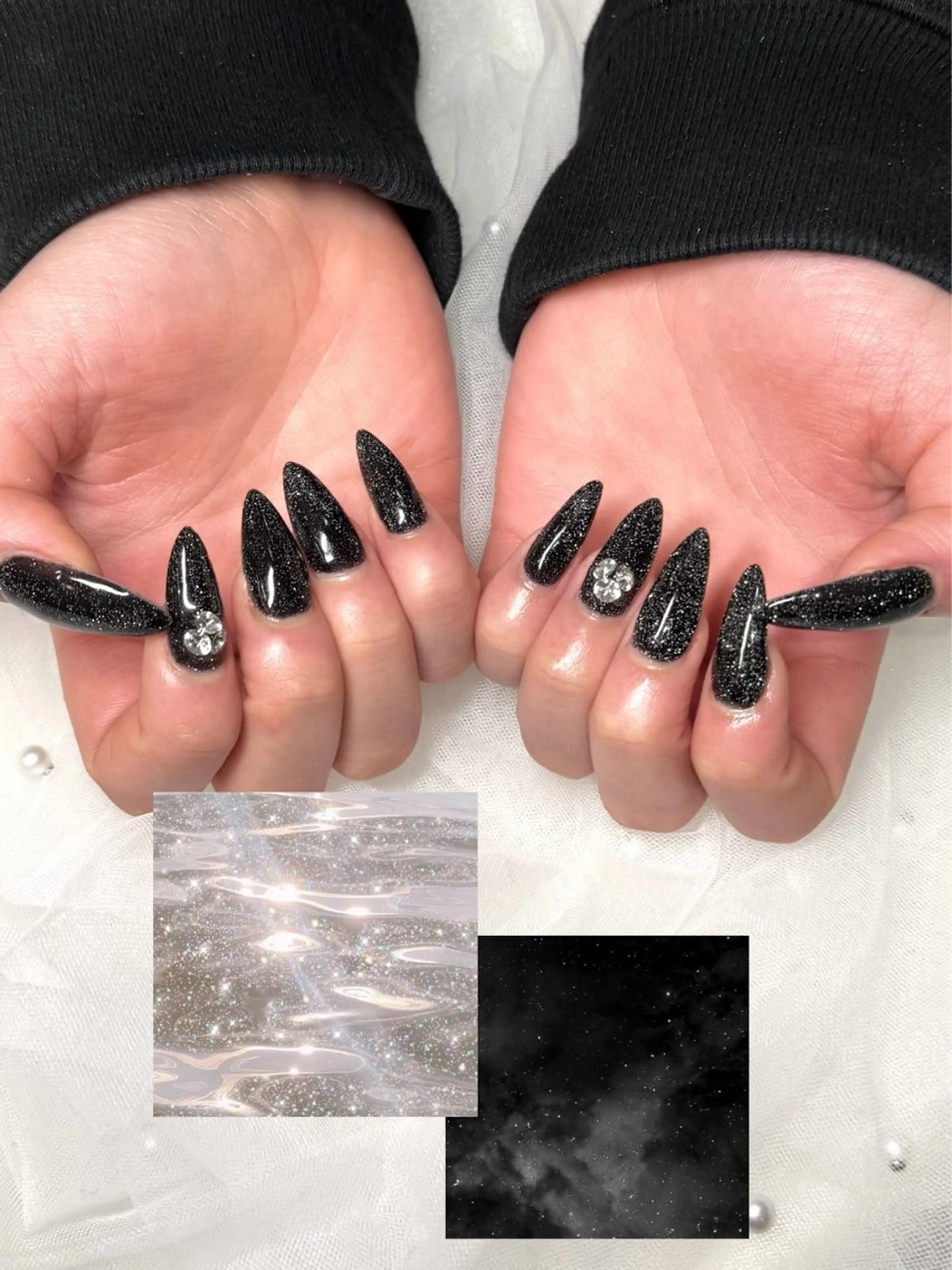 ネイル beauty salon  POISSON所属・SAYUKI/韓国 /ワンホン/キラキラのネイルデザイン