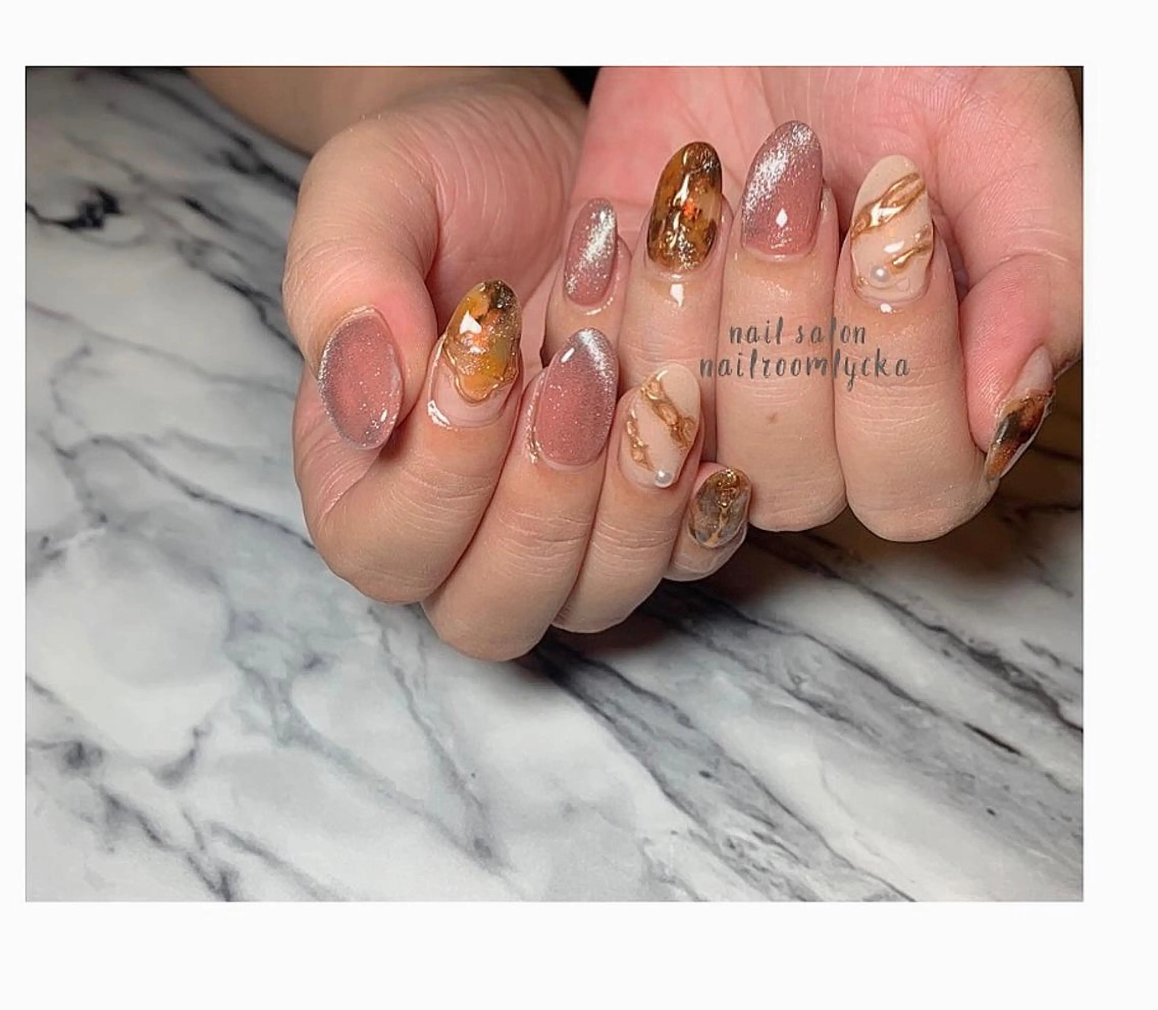 ネイル ﾈｲﾙﾙｰﾑﾘｯｶ 𝐦𝐚𝐲𝐮のネイルデザイン