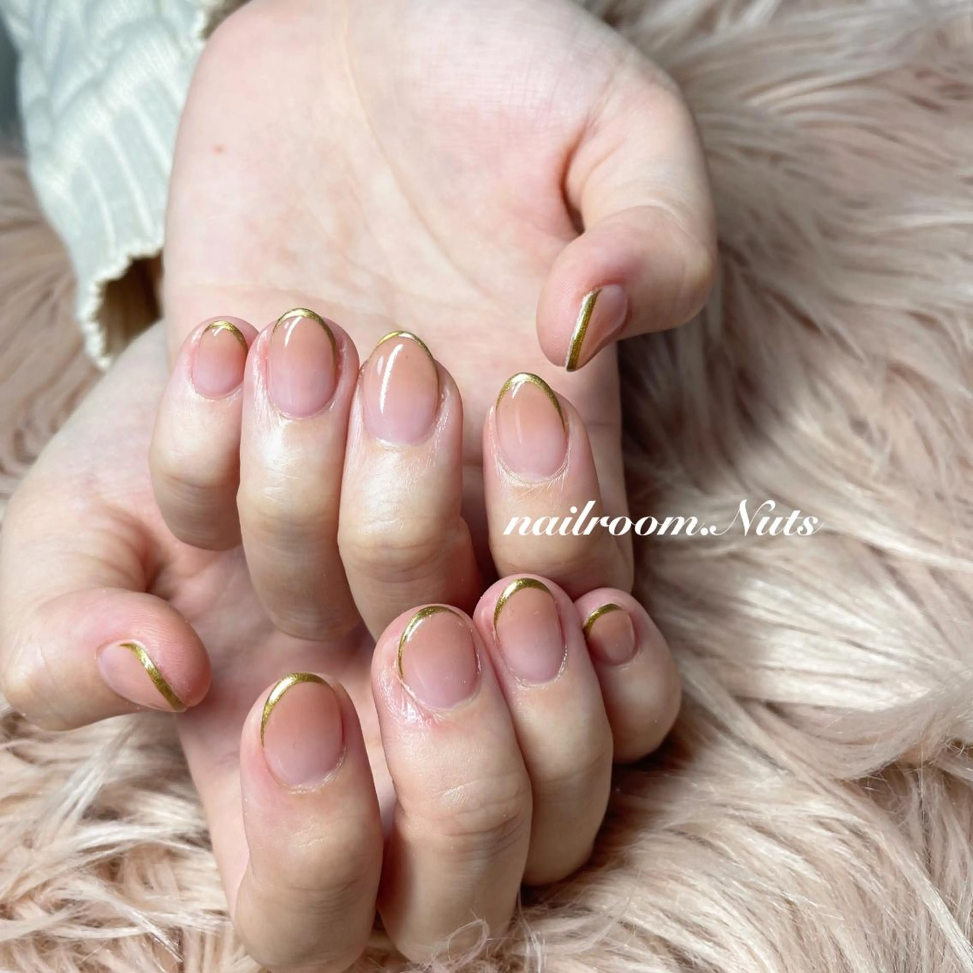 ネイル ラメ(グリッター) ハンドネイル nailsalon Nutsのネイルデザイン