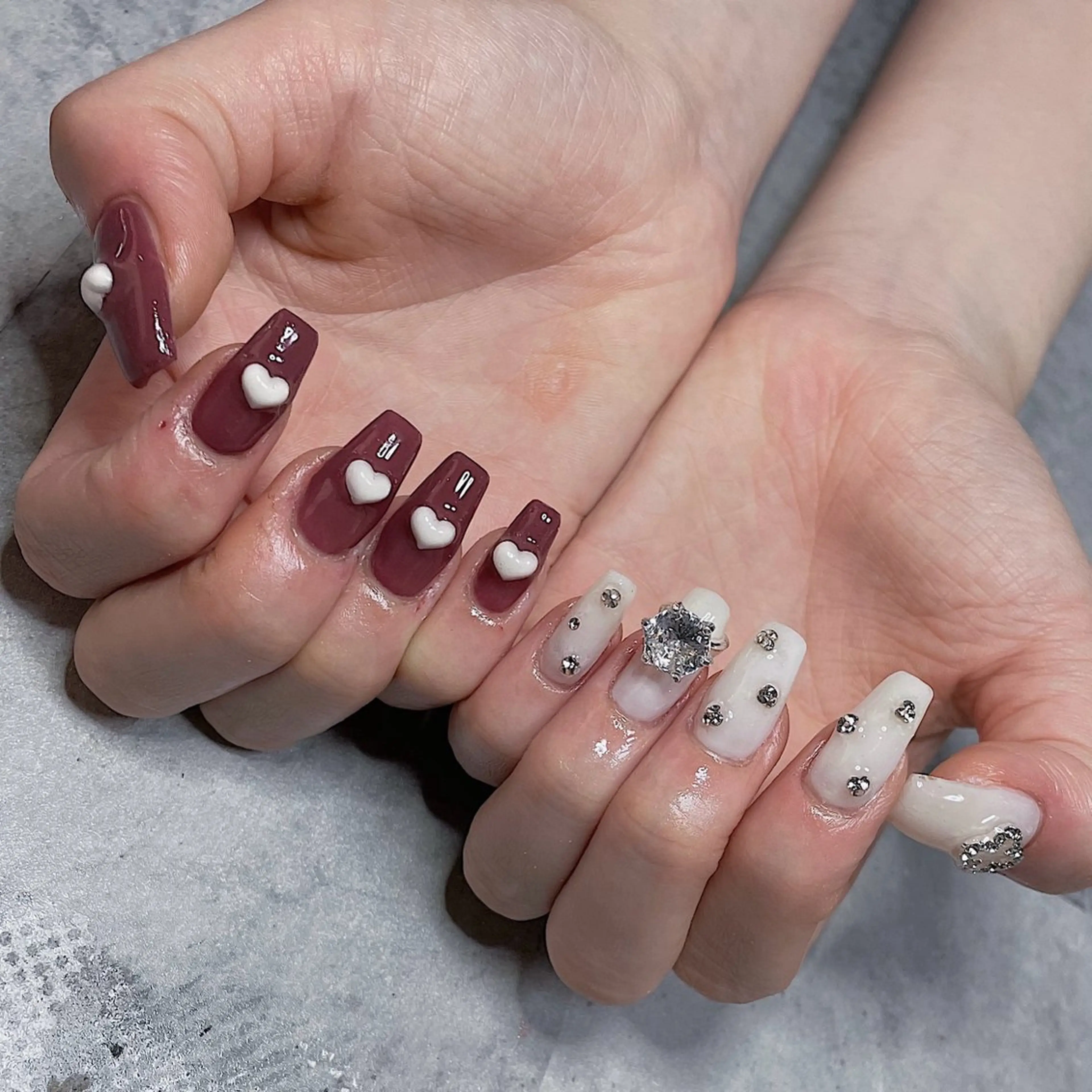 ミディアム ハンドネイル SYU'NAIL /YUKIのネイルデザイン
