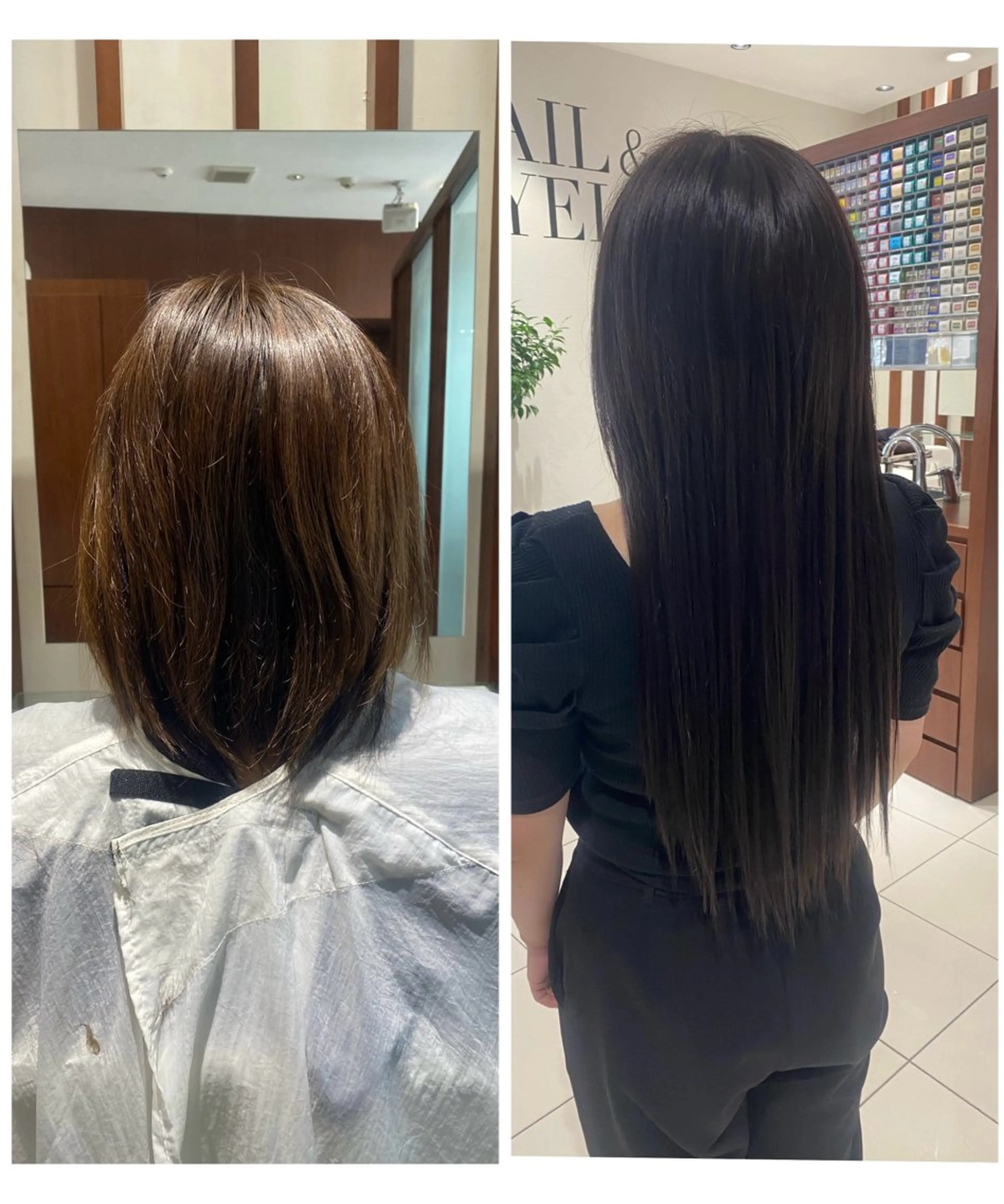 ロング シールエクステ エクステ ロング 中谷 明日香のヘアスタイル