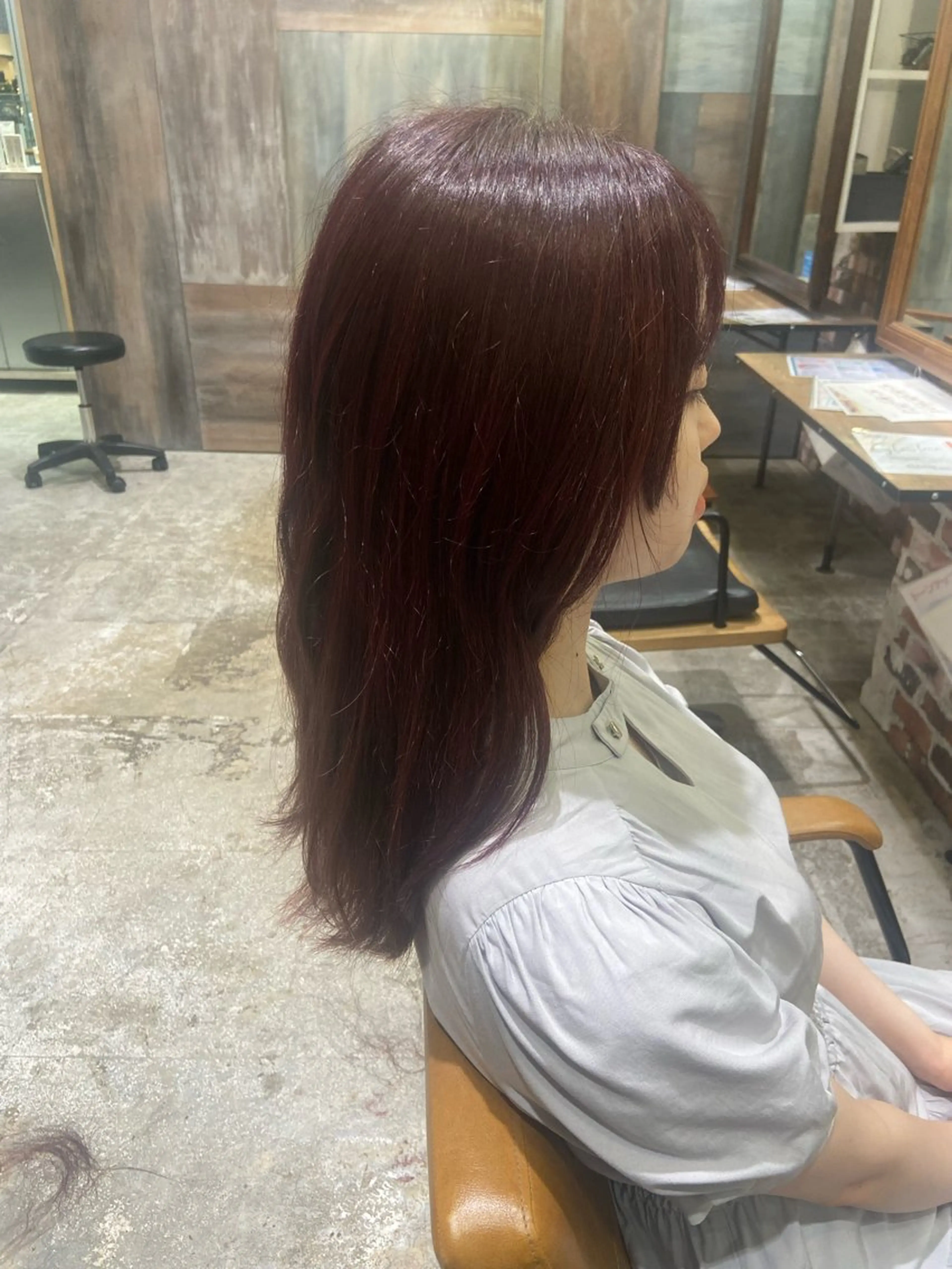 カラー ヘアカラー トリートメント 髙橋紋菜🍏 イオンモール名取2階のヘアスタイル