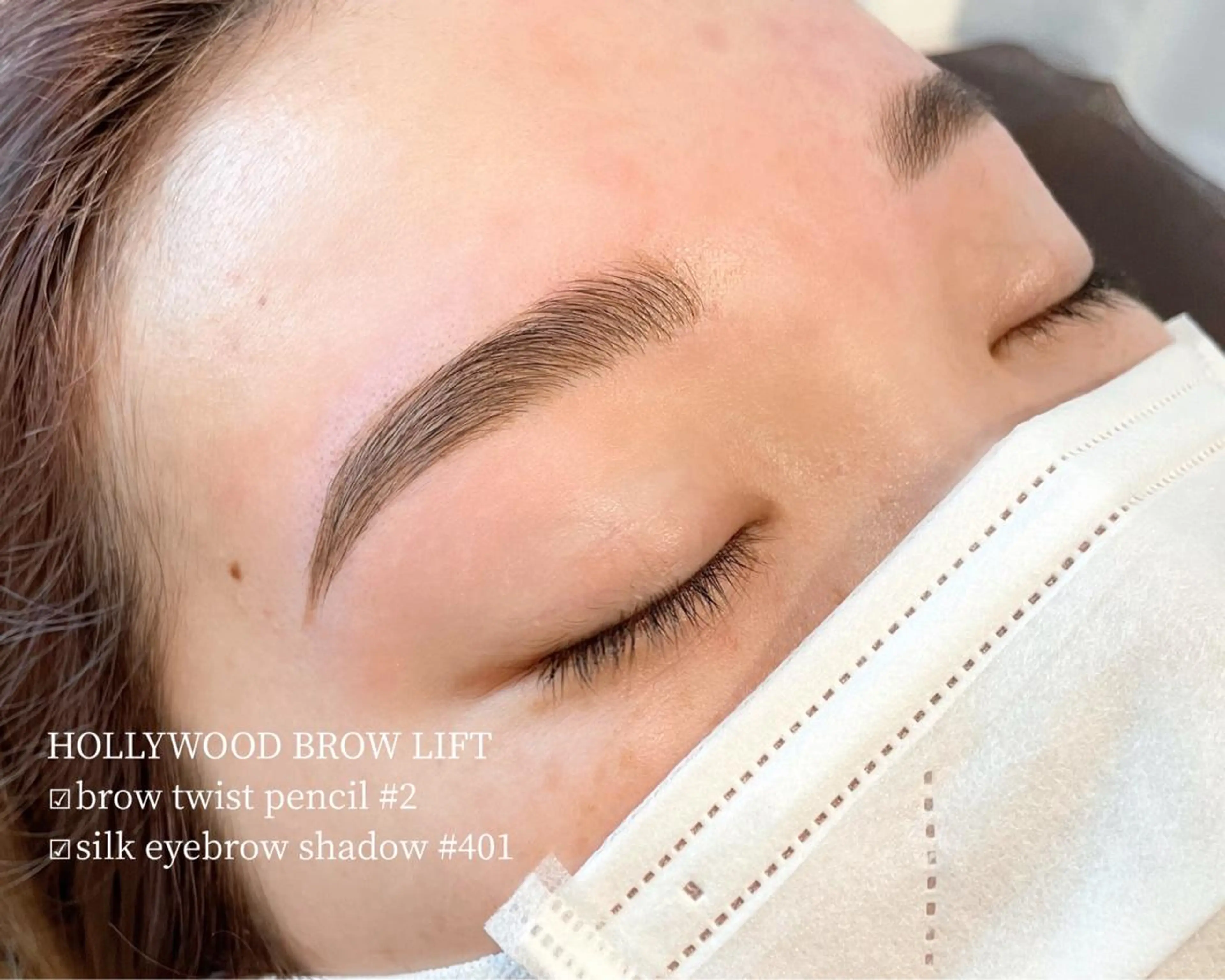 アイブロウ ハリウッドブロウリフト CANVAS beauty salon所属・CANVAS YUUKAの眉毛・アイブロウイメージ