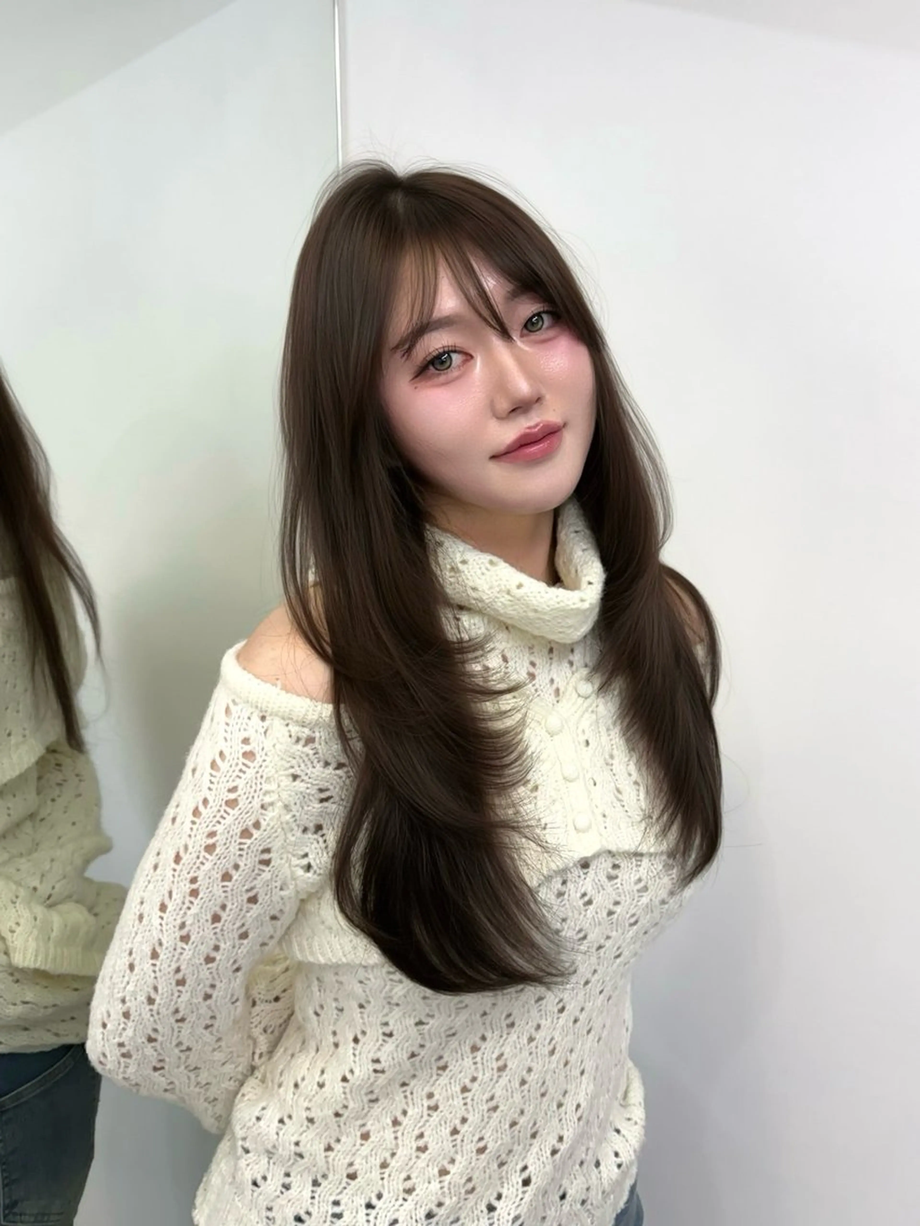 【ミディアム​〜​ロングの方限定】レイヤーカットモデル🤍の写真