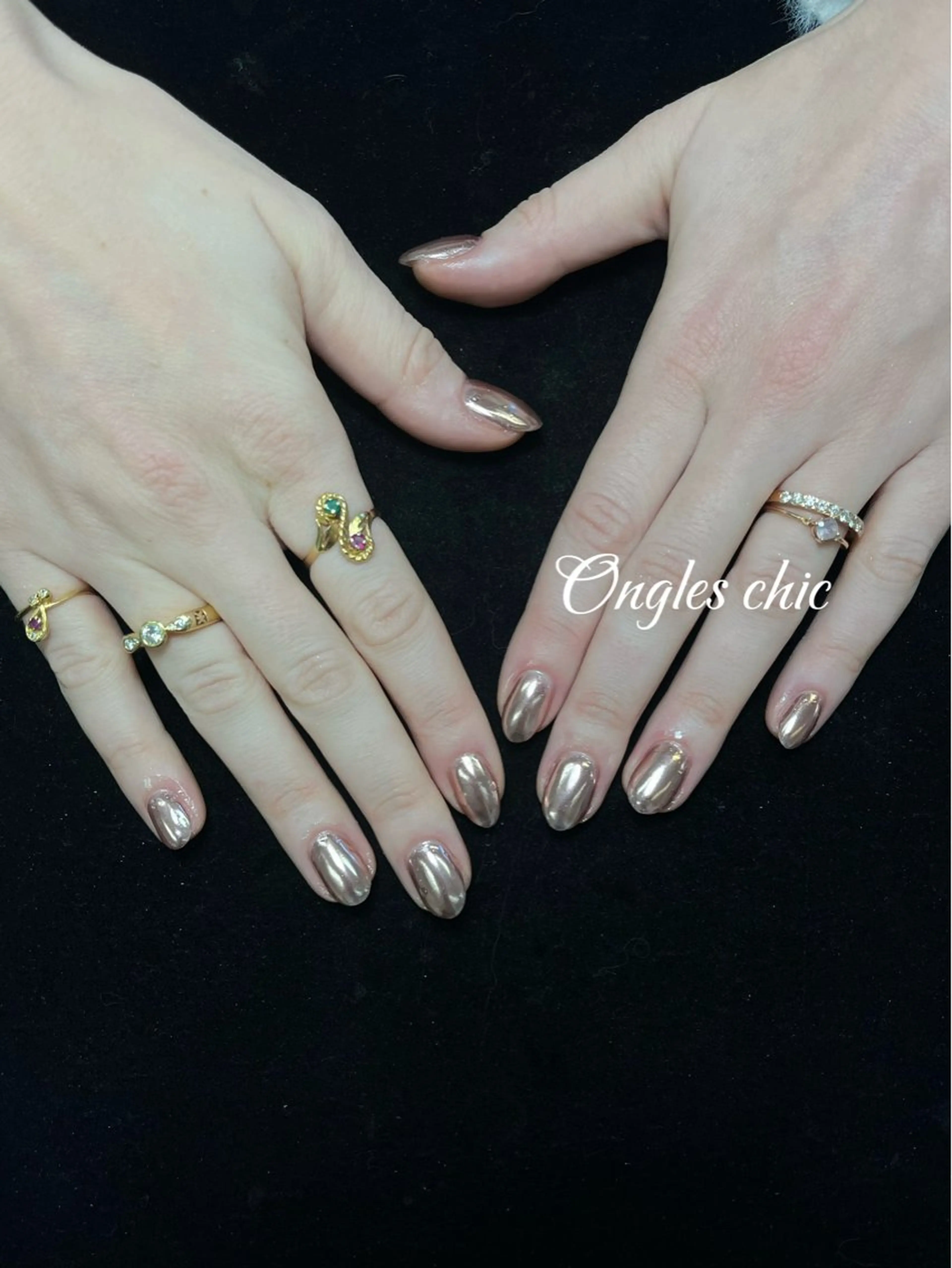 ネイル ハンドネイル ongles chicのネイルデザイン