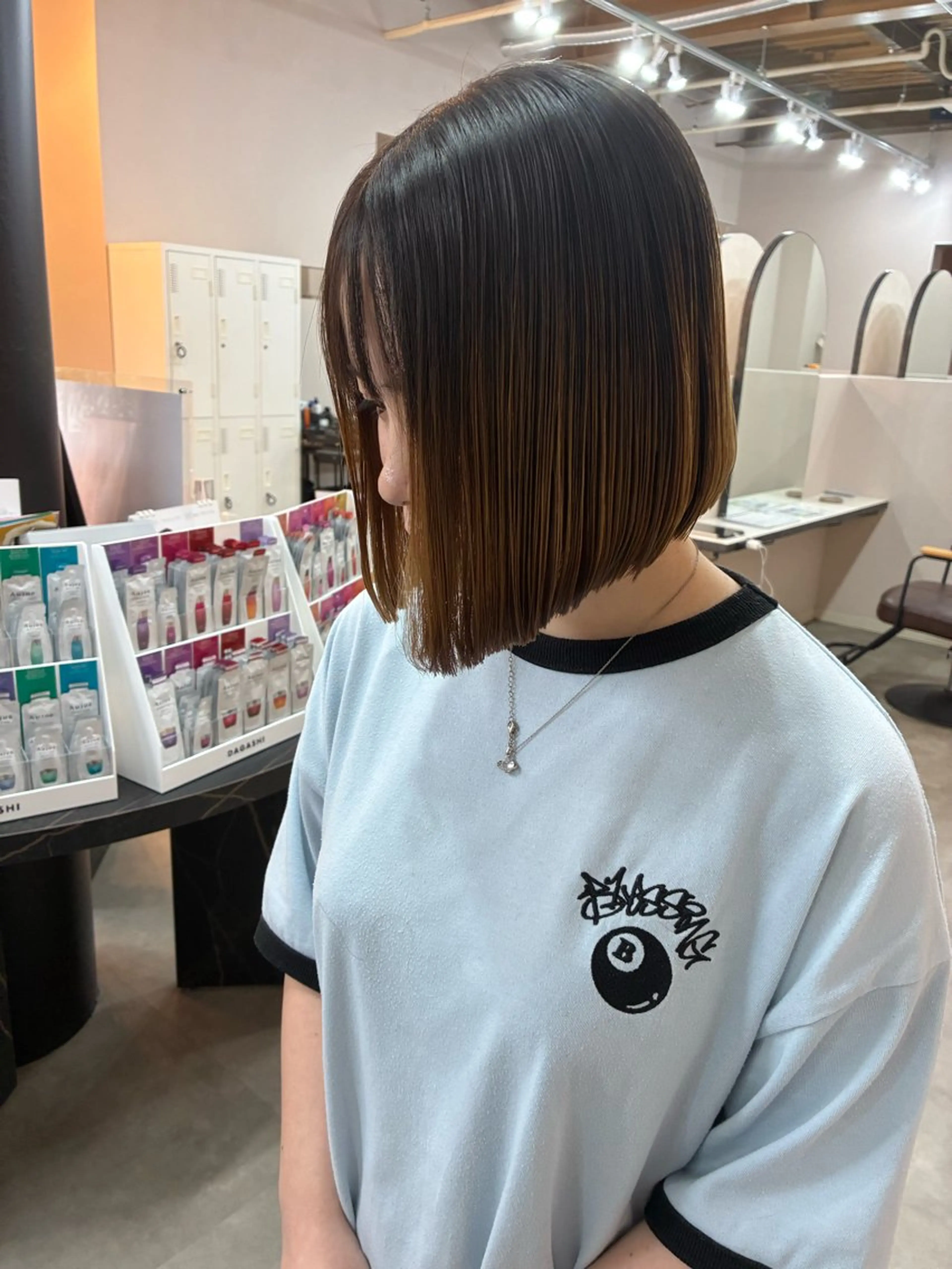 ショート ボブ 酸性ストレート miyamori 🌼のヘアスタイル