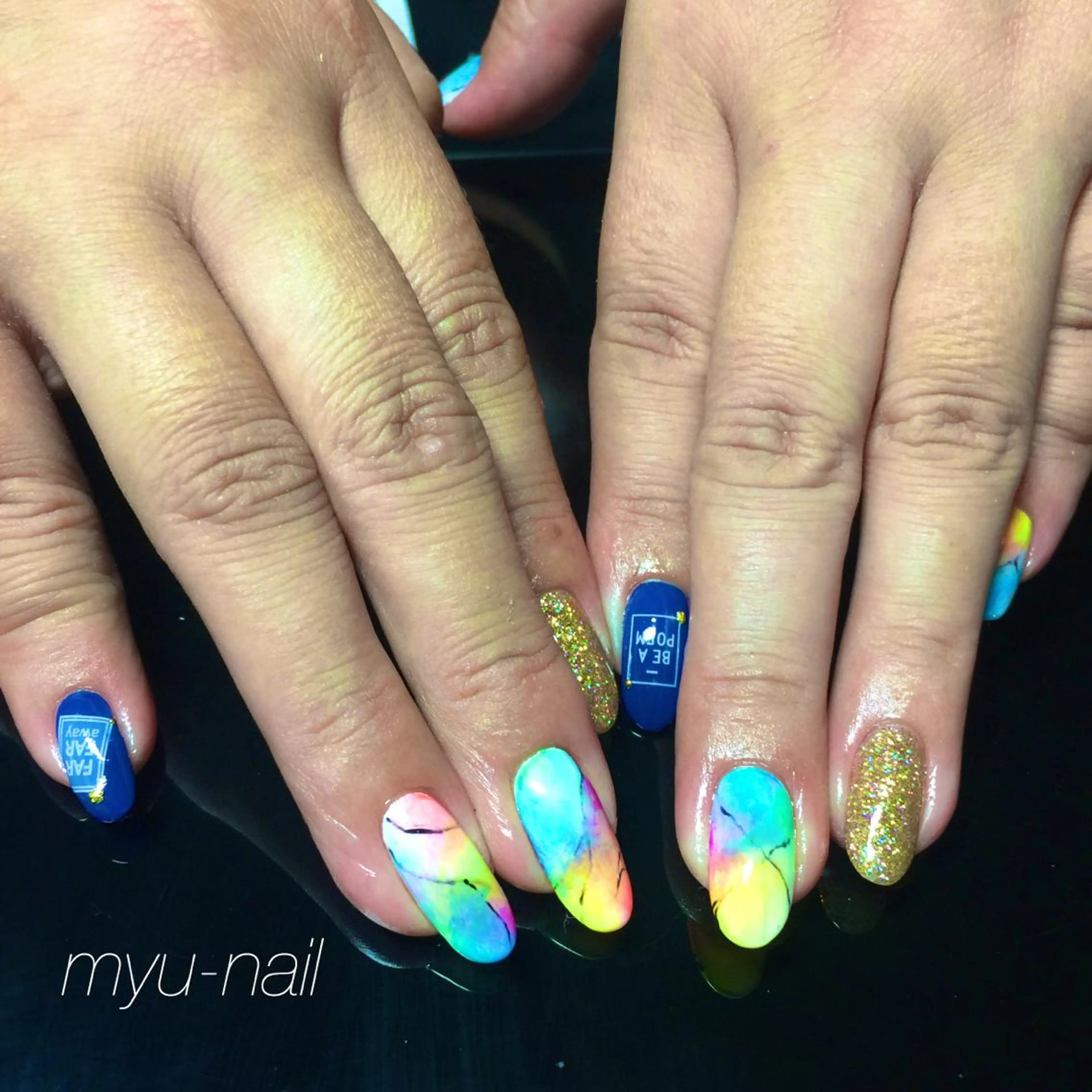 ネイル アートネイル ホームサロン myu-nailのネイルデザイン