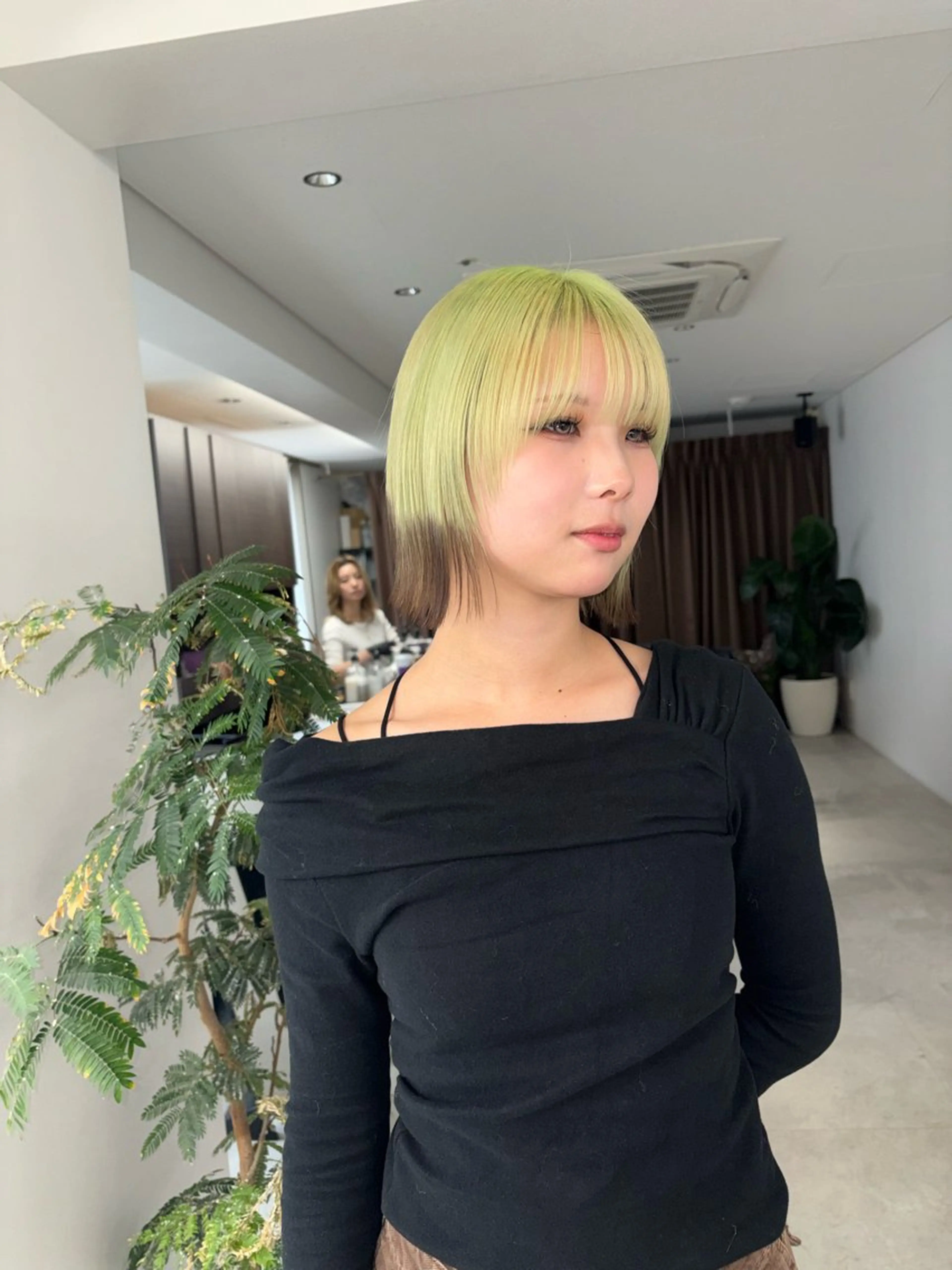 ミディアム ブリーチ/ゆうと /バレイヤージュのヘアスタイル