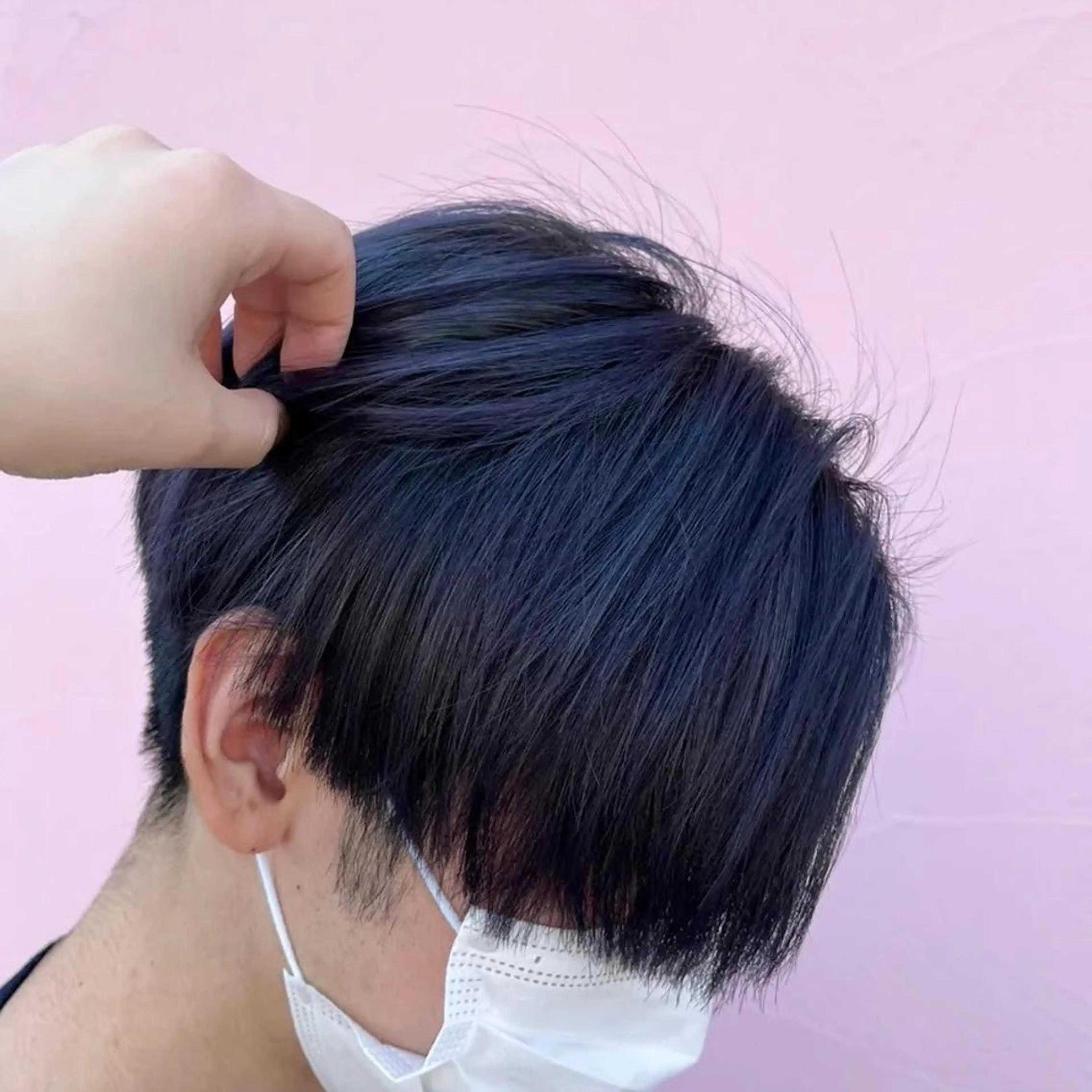 ショート カラー ブルーカラー ブルーラベンダー 透明感カラー ラベンダーカラー フルールドソレイユ所属・♡ナナコ♡ レイヤー/艶髪のヘアスタイル