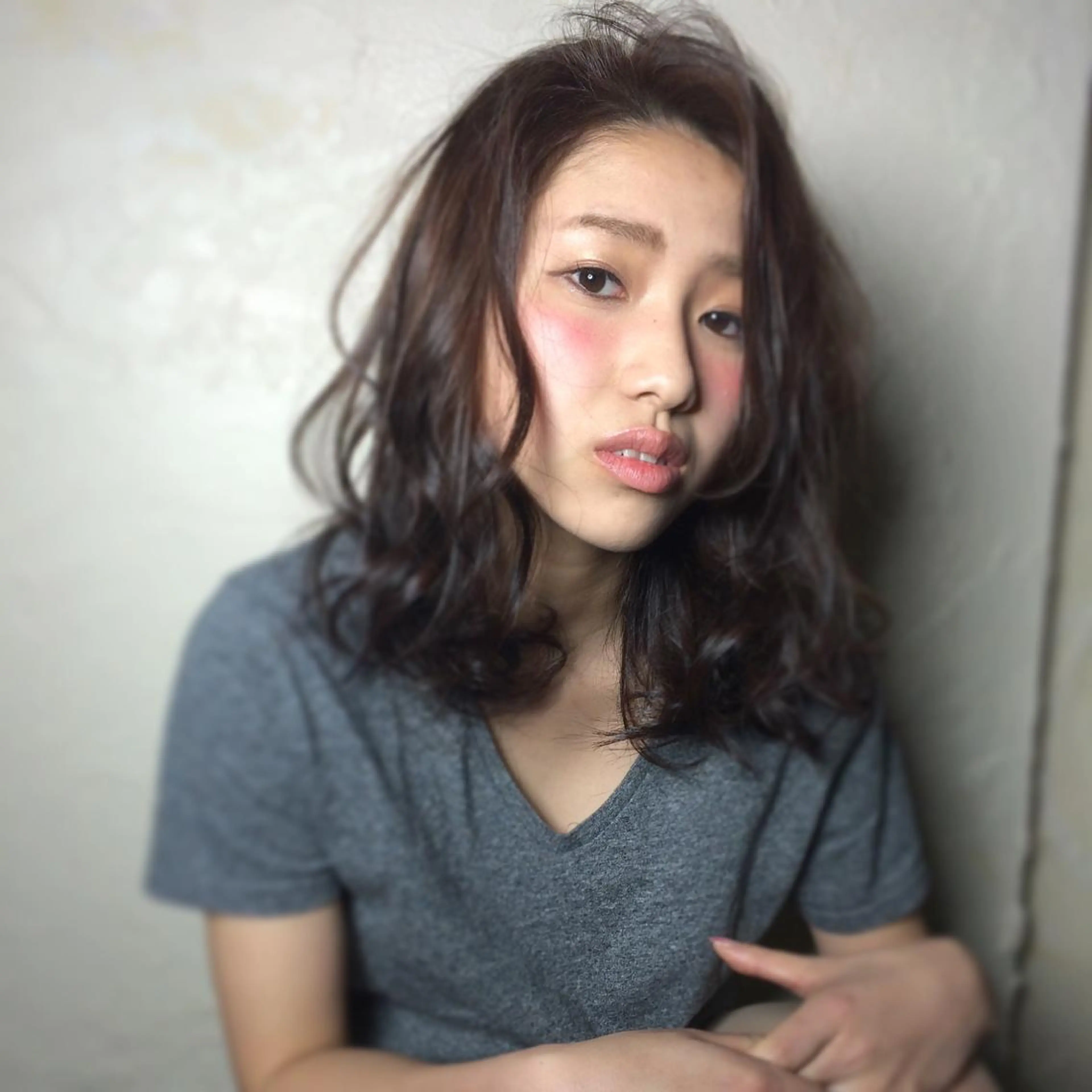 ミディアム 前樫 将太のヘアスタイル