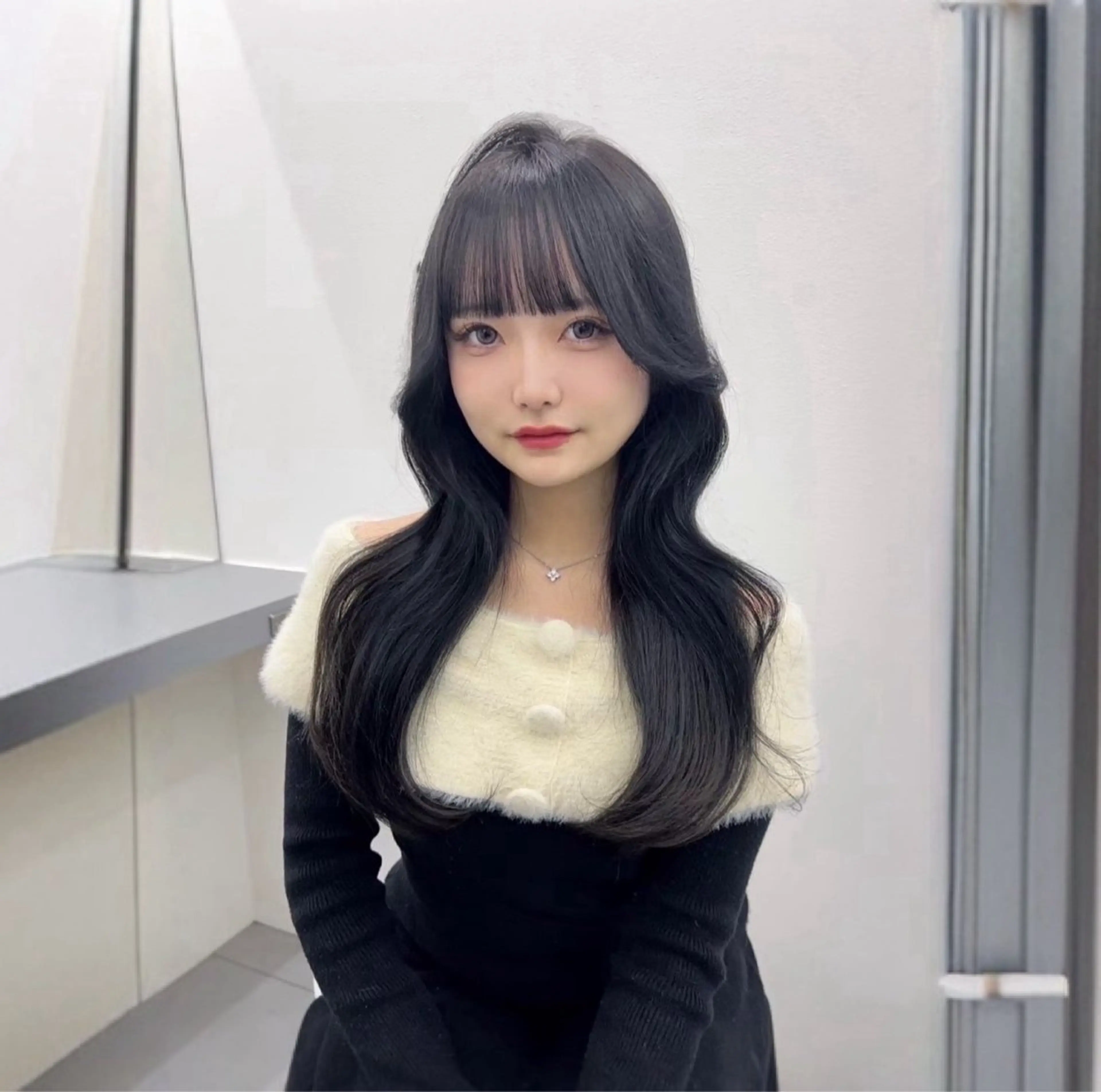 ロング くびれヘア ロング 🖤韓国系🇰🇷カ ラー/kokona❕のヘアスタイル