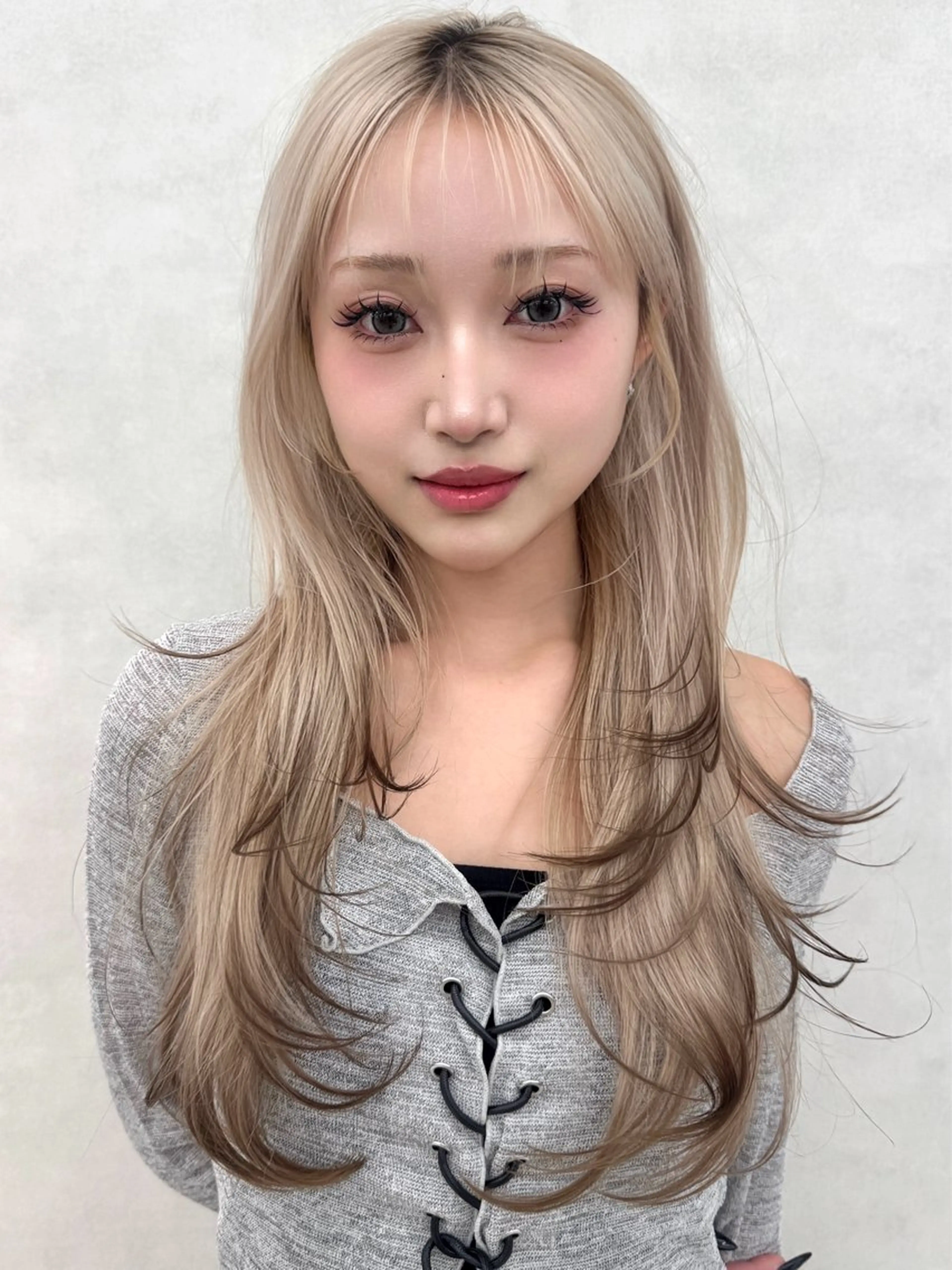 【ロングハッシュカットモデル様 夜限定クーポン🐰🌕】✂️カット＋シャンプー🫧の写真