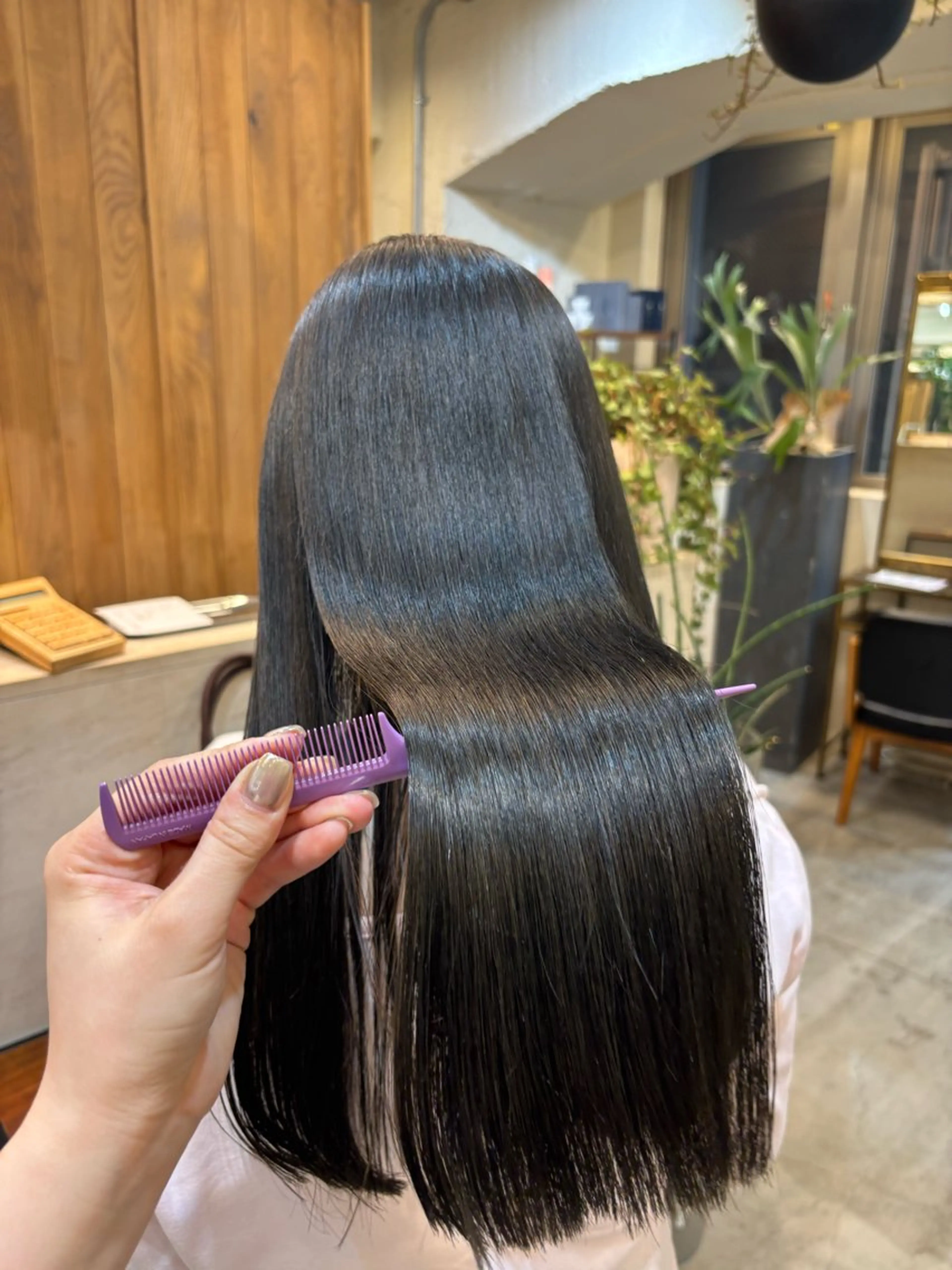 ロング カラー オリーブカラー ヘアカラー トリートメント Belle 新宿店所属・🐰ブリーチモデル 募集中/ゆな🐰のヘアスタイル