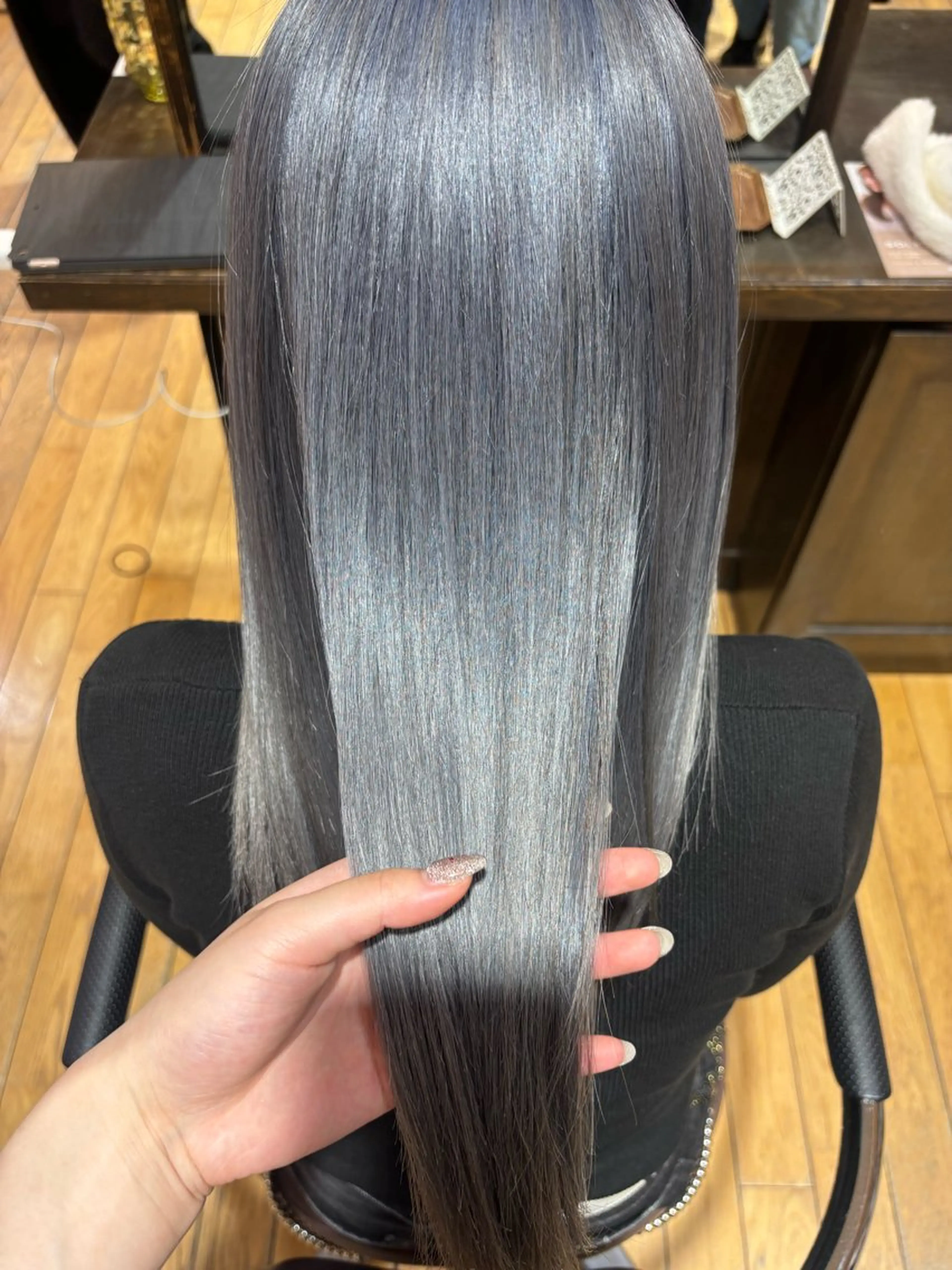 ロング カラー カット ヘアカラー トリートメント 透明感カラー/ くびれヘア/ユウユのヘアスタイル