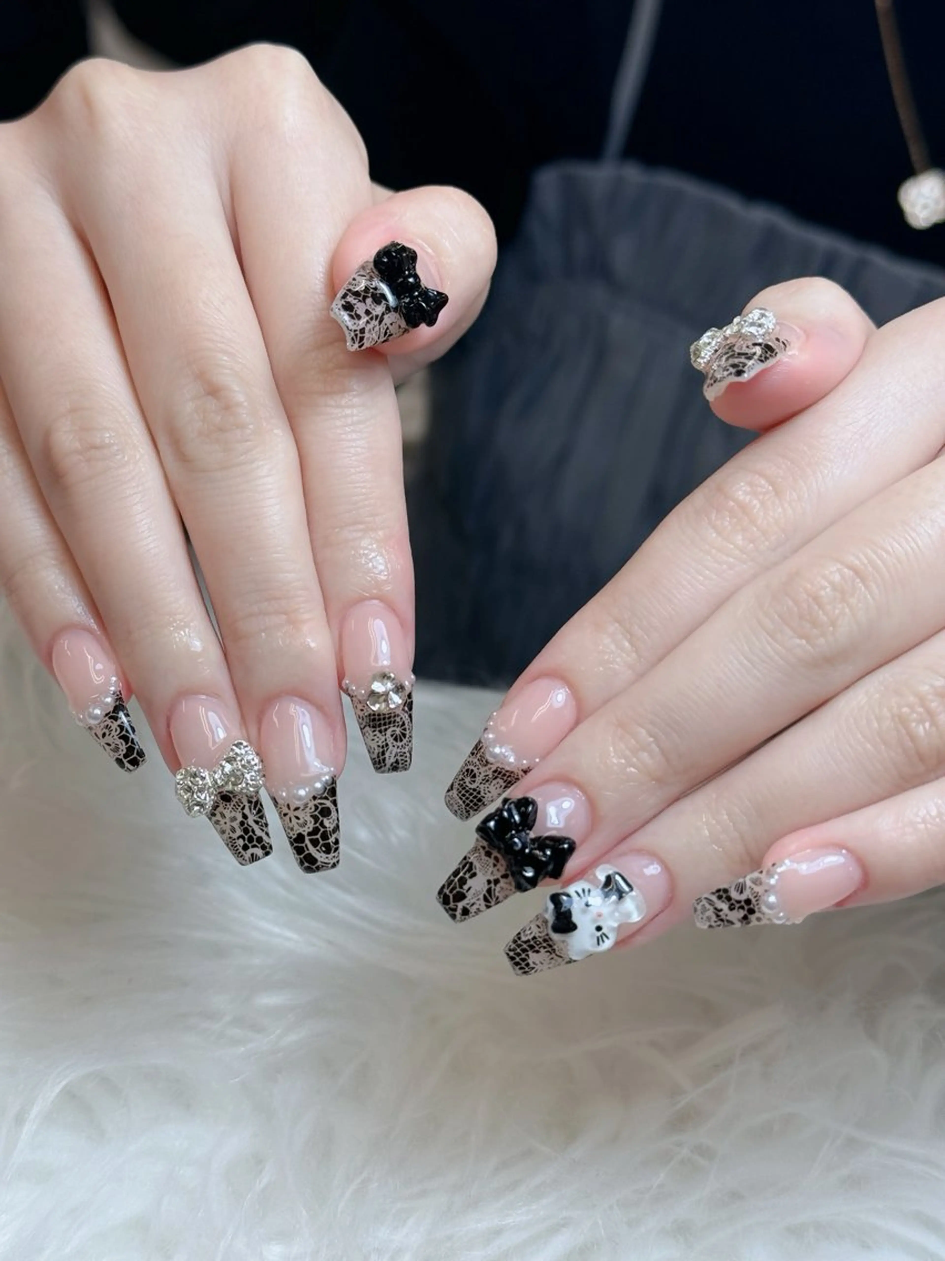 ネイル オーロラネイル チークネイル フットネイル フレンチネイル ハロウィン ハンドネイル Lumi Nail 新大久保3‘のネイルデザイン