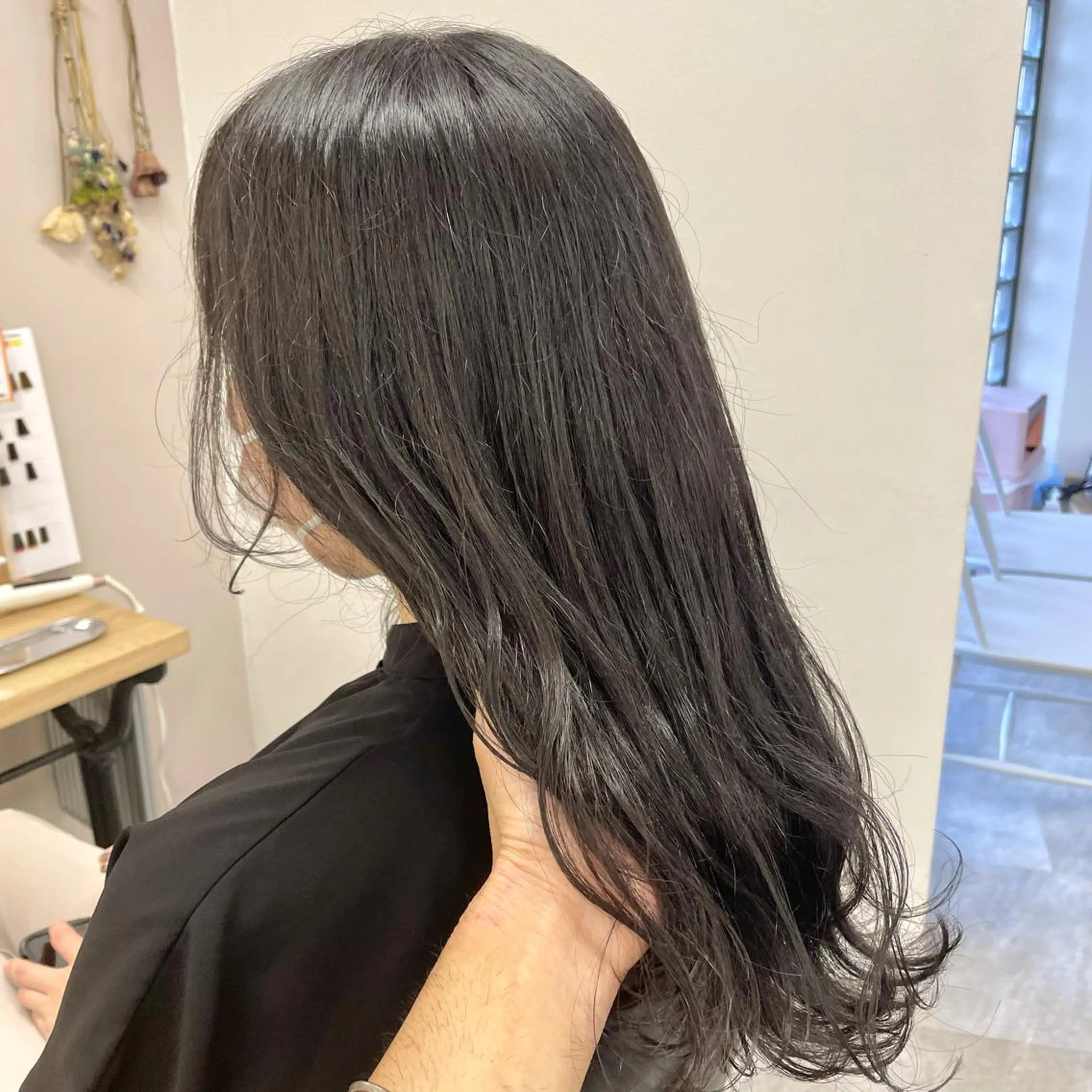 ロング カラー 🔵暗髪　特化🔵 梅田・増田のヘアスタイル