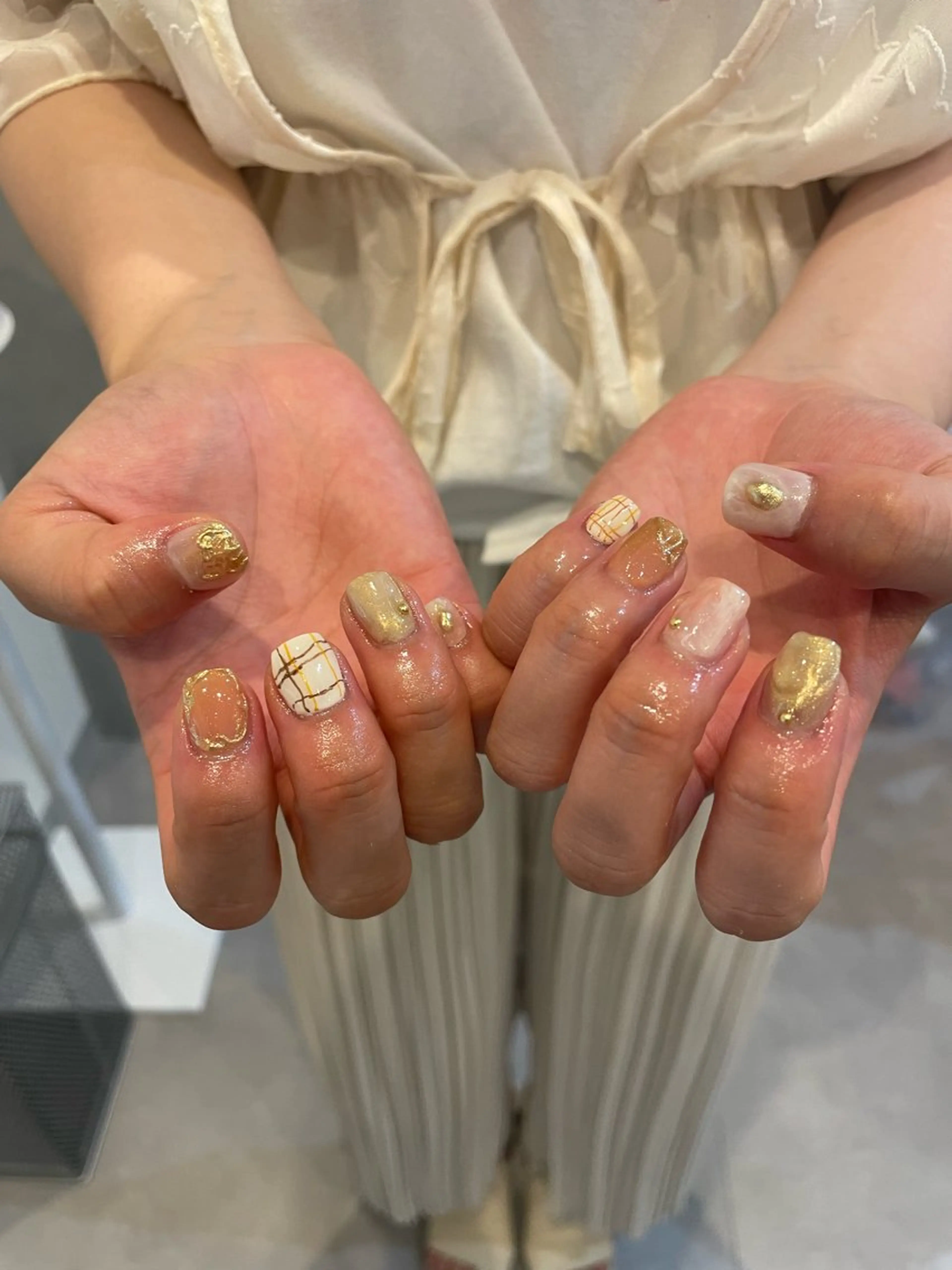 ネイル 束感まつ毛/ネイル/ LED♥KIRARAのマツエク・マツパデザイン