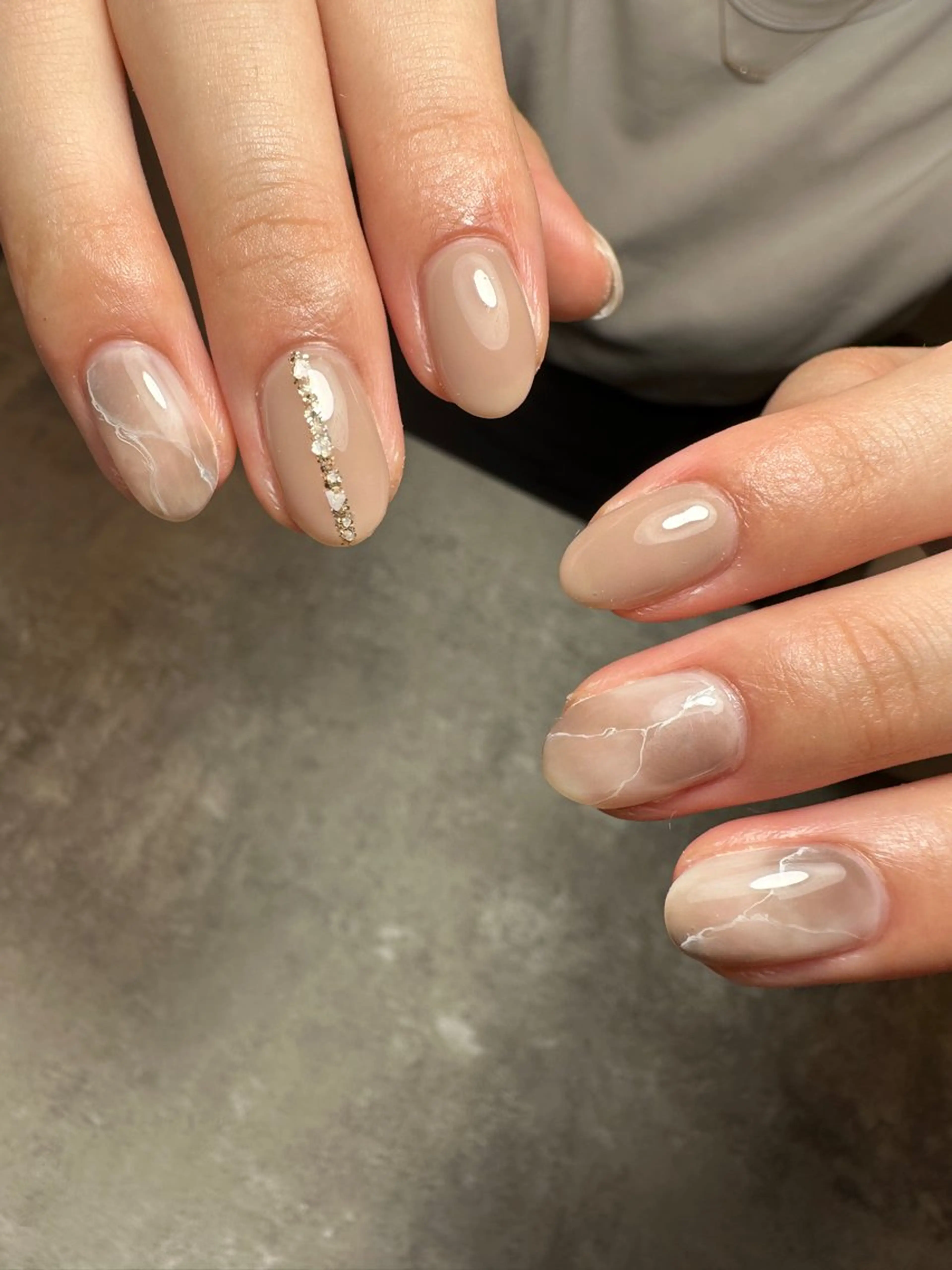 ネイル 大理石ネイル(マーブル) NAIL'S MODAのネイルデザイン