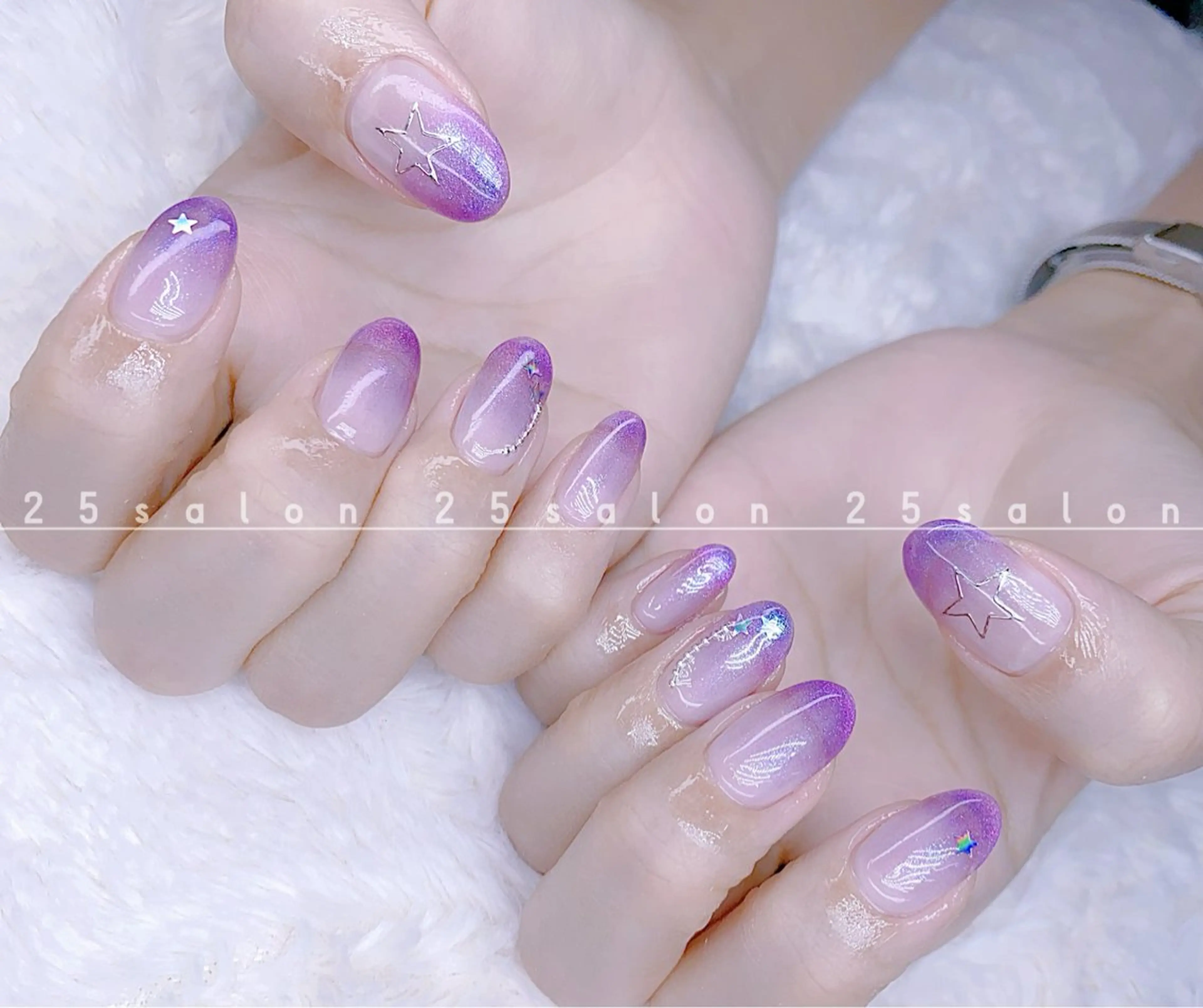 ネイル オーロラネイル チークネイル フットネイル フレンチネイル ジェルネイル 2 5のマツエク・マツパデザイン