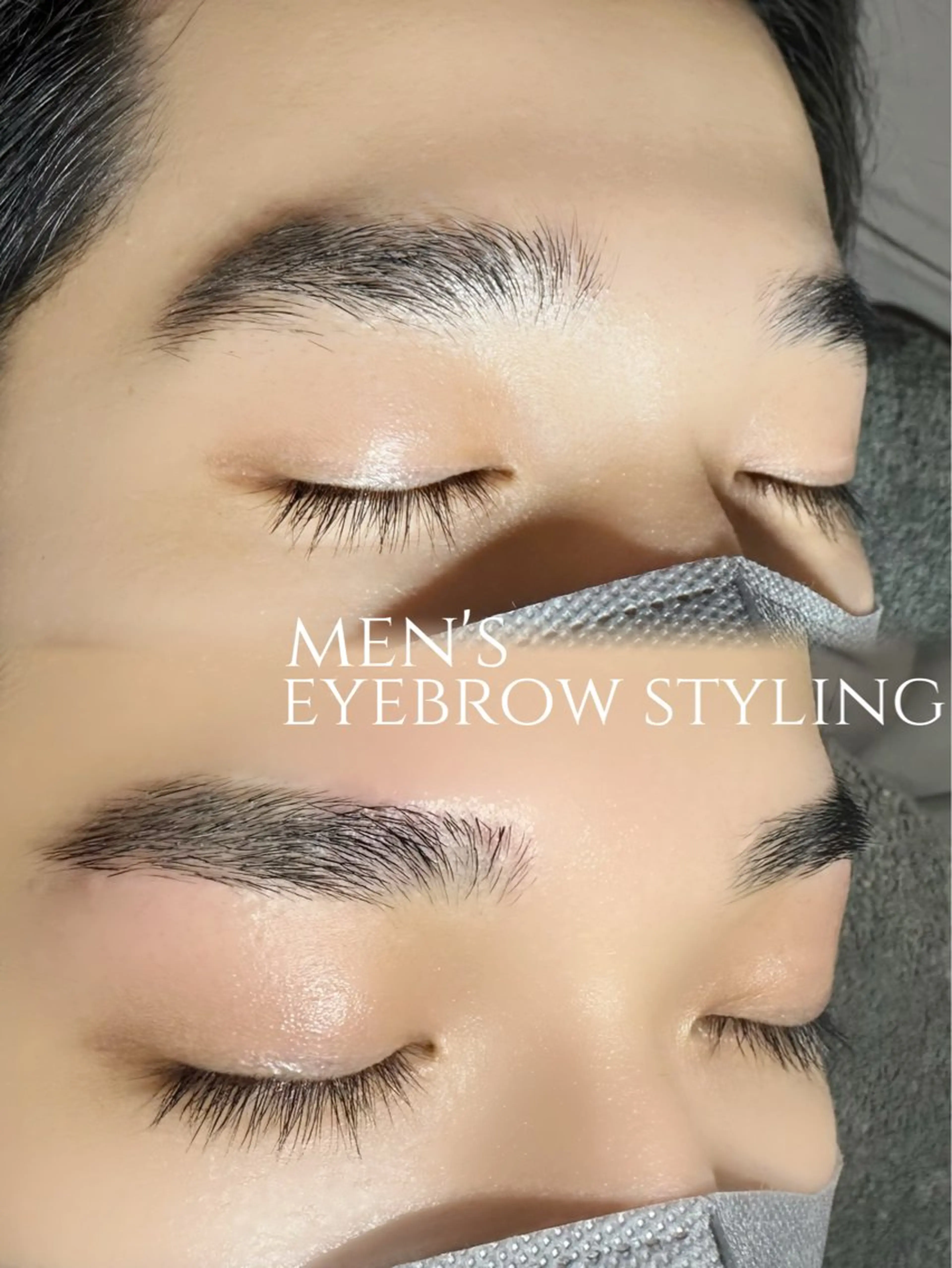 🫧men's 眉毛Wax脱毛+スタイリング✂️🫧の写真
