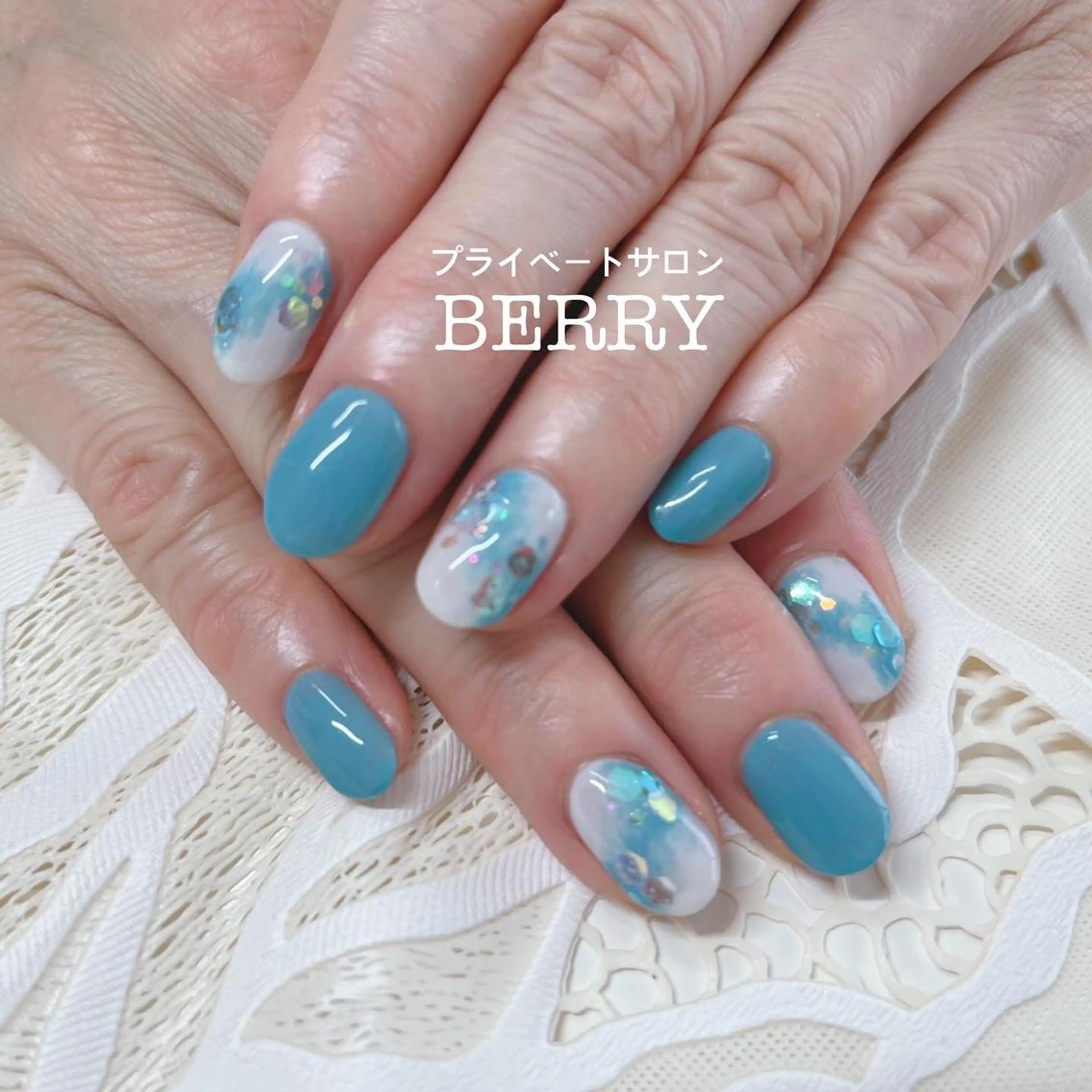 ネイル アートネイル ワンカラーネイル 夏ネイル プライベートサロン BERRY所属・プライベートサロン BERRYのエステ・リラクイメージ