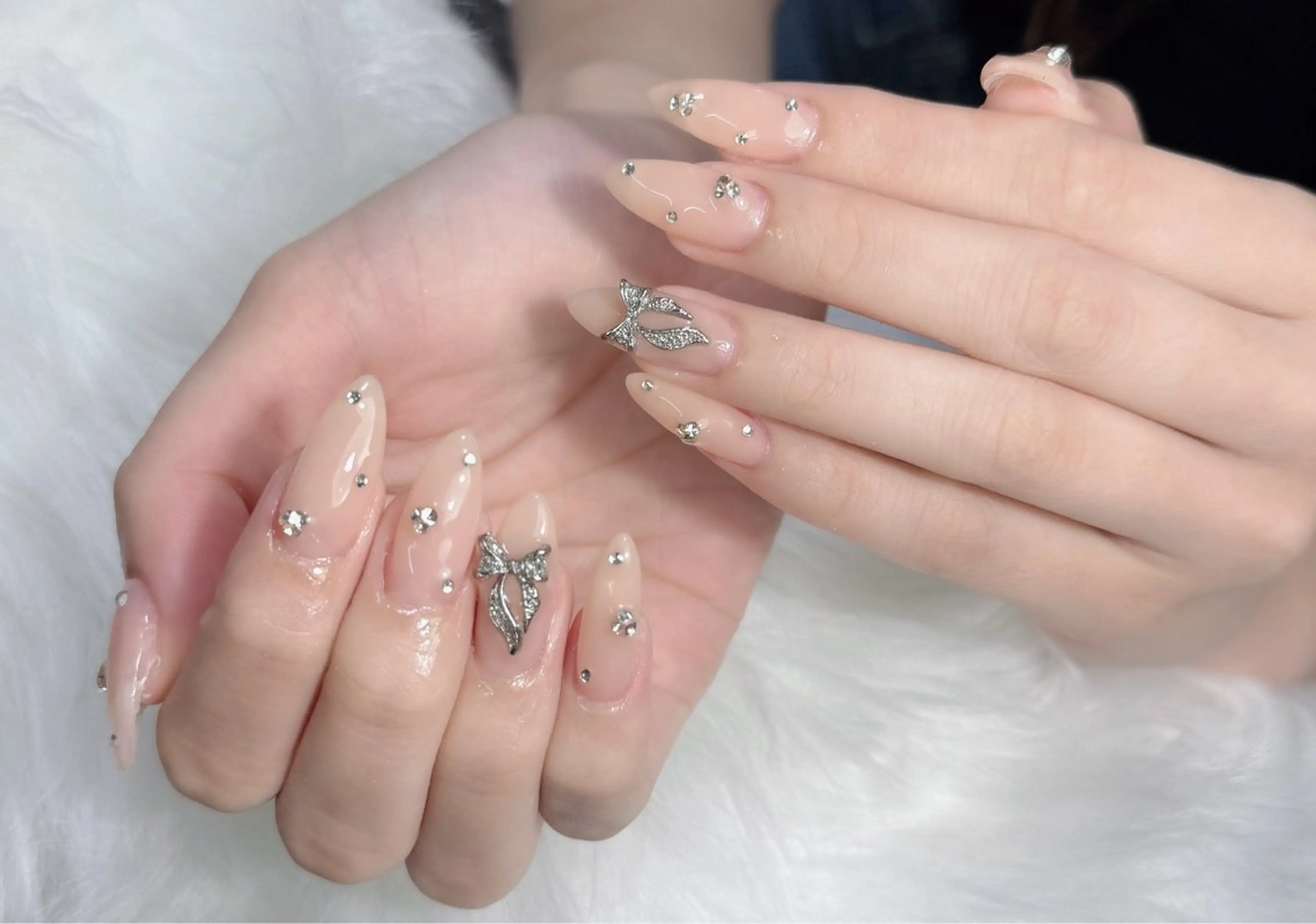 ネイル アートネイル フレンチネイル ジェルネイル 韓国ネイル マグネットネイル ハンドネイル Lenie Nail Salonのネイルデザイン