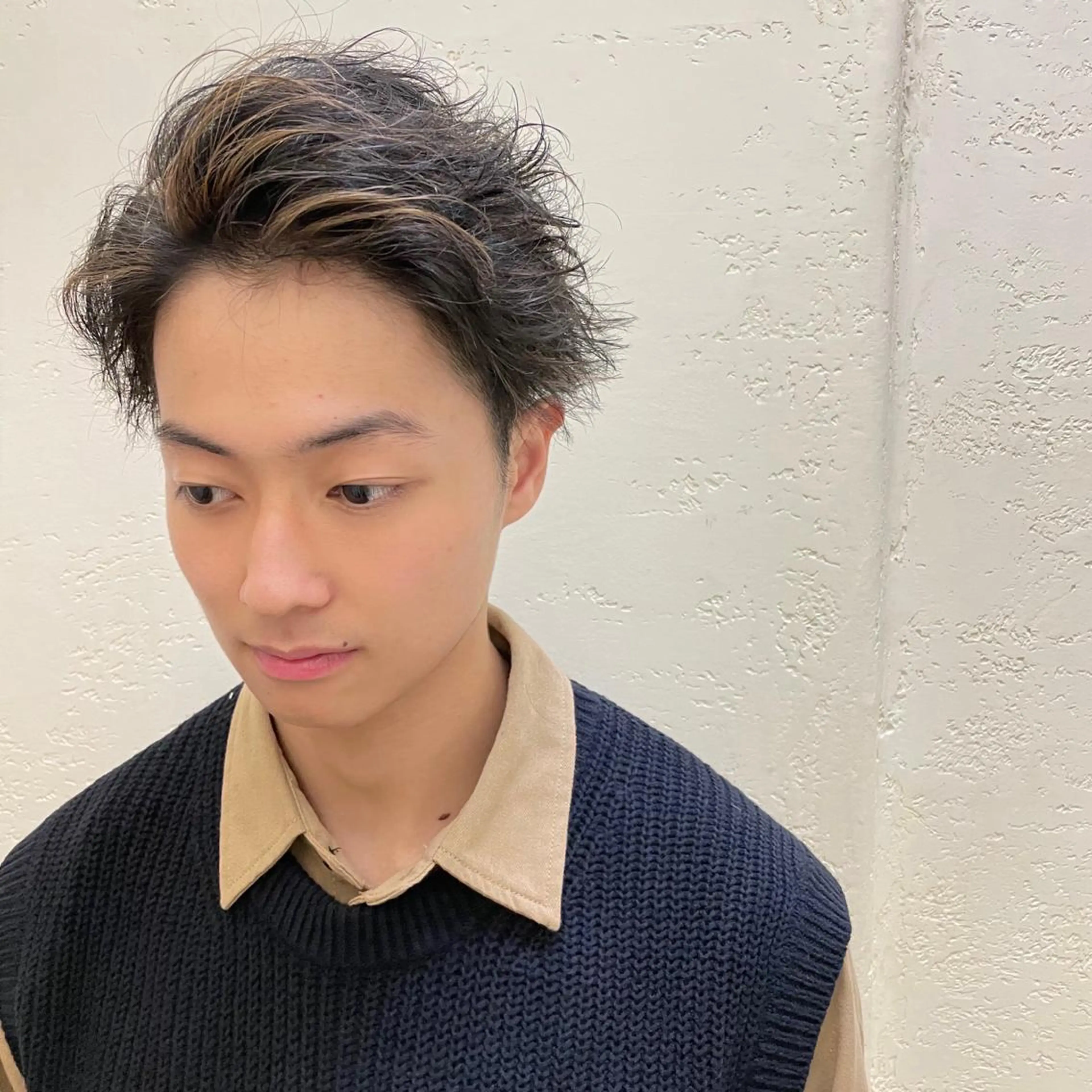 カラー パーマ メンズ enntaku 新宿所属・MASANA 🎱ディレクターのヘアスタイル