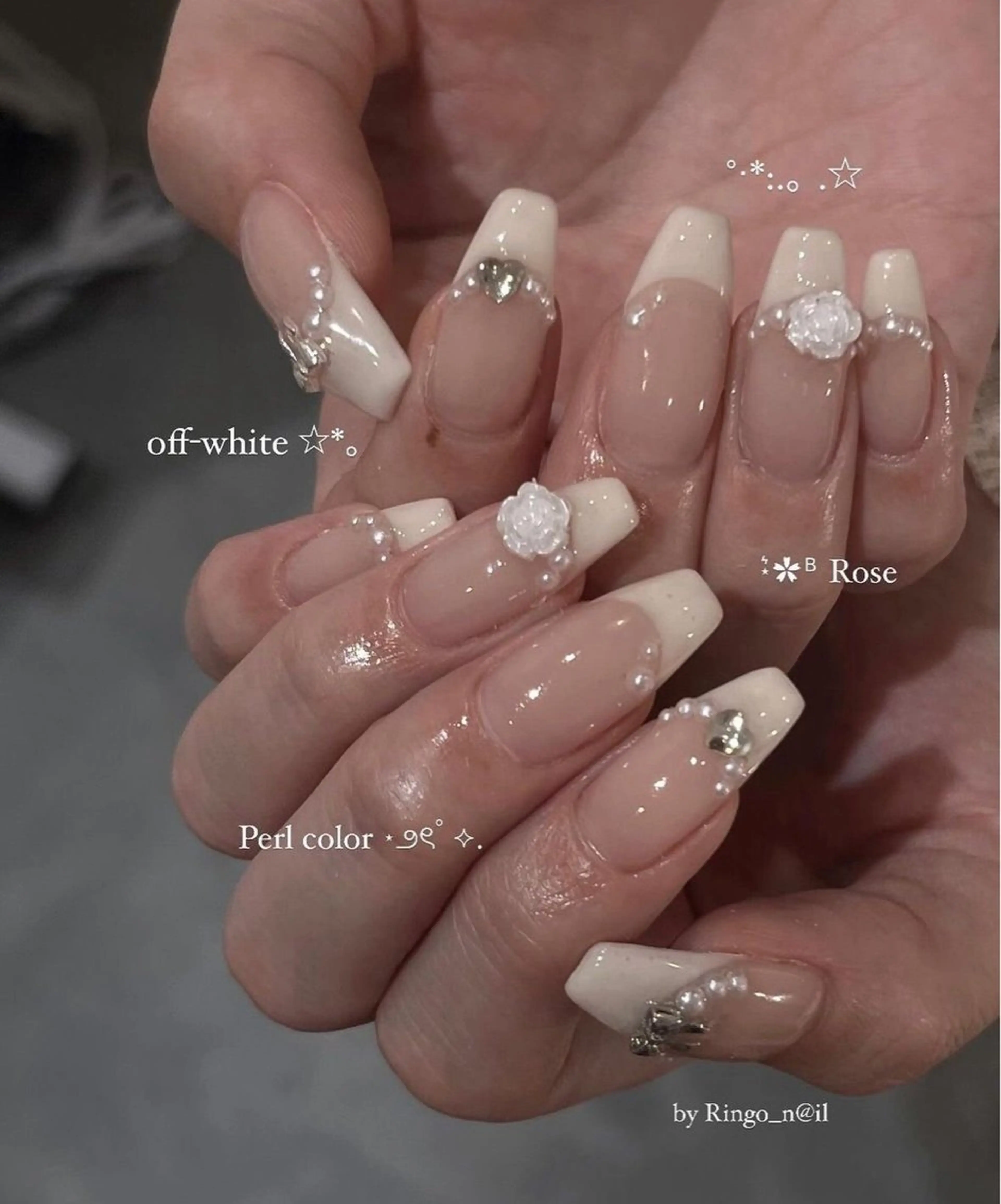 ネイル グラデーション ラメ(グリッター) マグネットネイル ミラーネイル ニュアンスネイル ハンドネイル Lumi de nails所属・Lumi de nailsのネイルデザイン