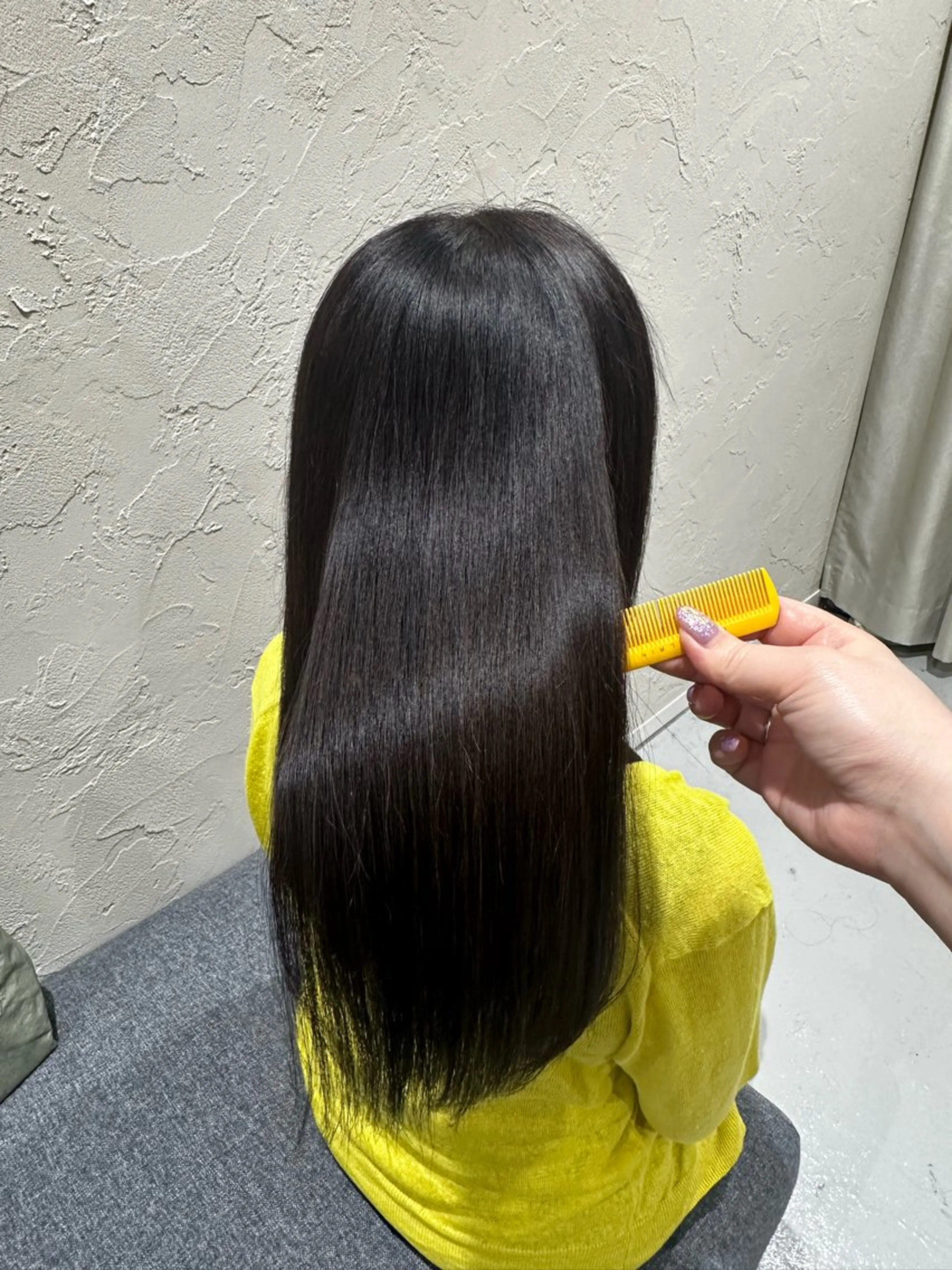 カット+髪質改善ストレートの写真