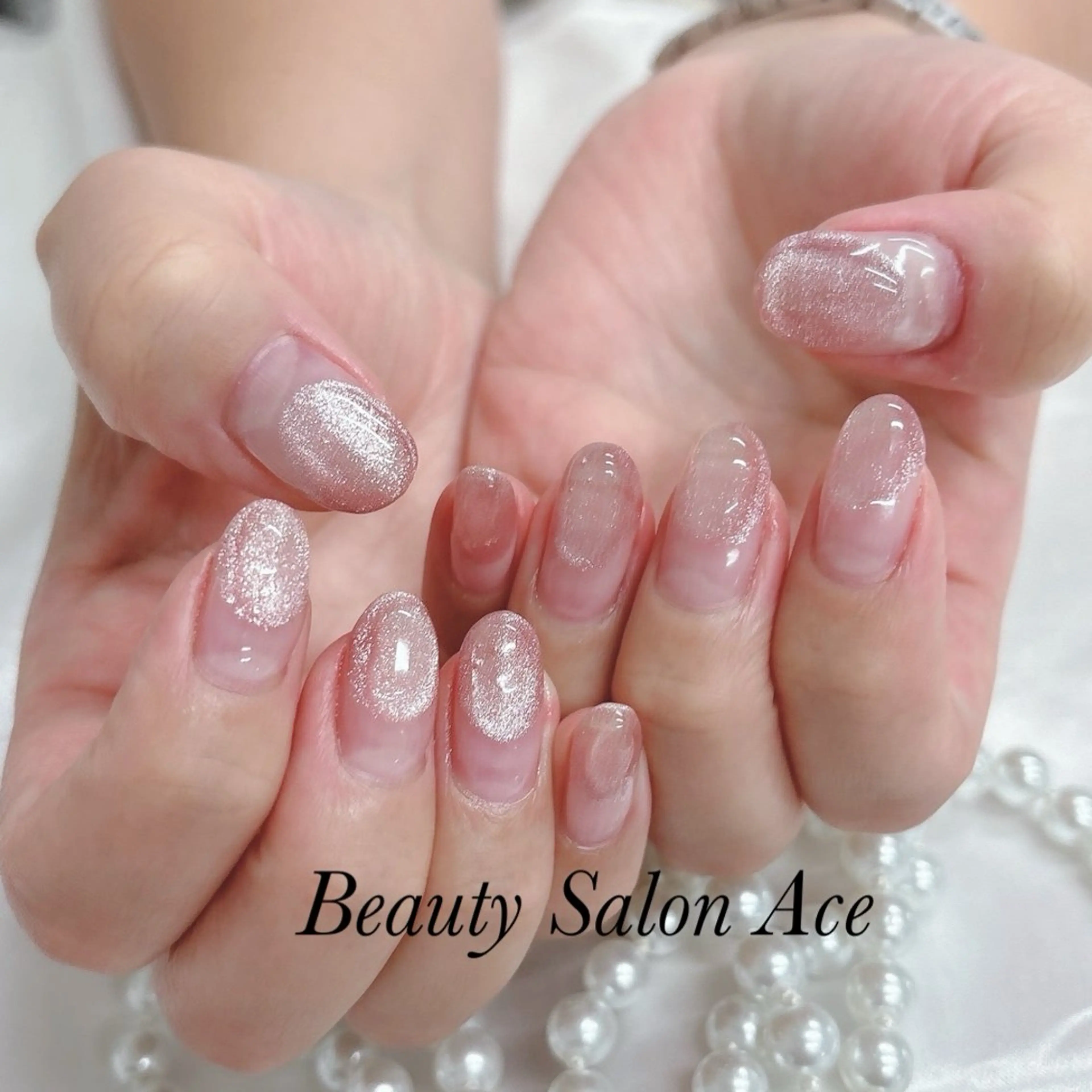 ネイル ハンドネイル ハンドケア Beauty Salon Ace(ネイルサロン エース)所属・池袋フィルイン Ace♡長さだしのネイルデザイン