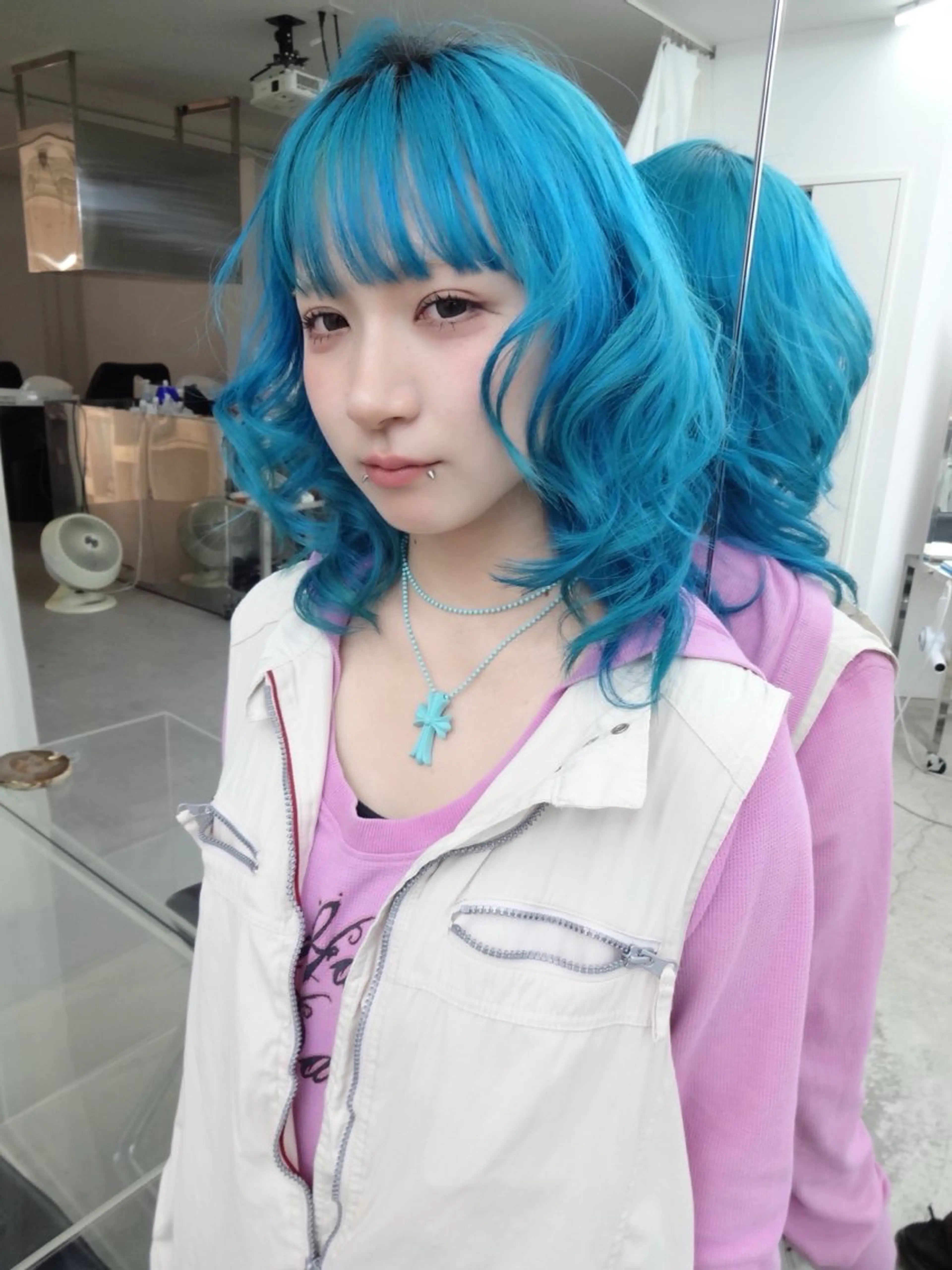 ミディアム カラー 太田 妃香/岡崎美容室のヘアスタイル