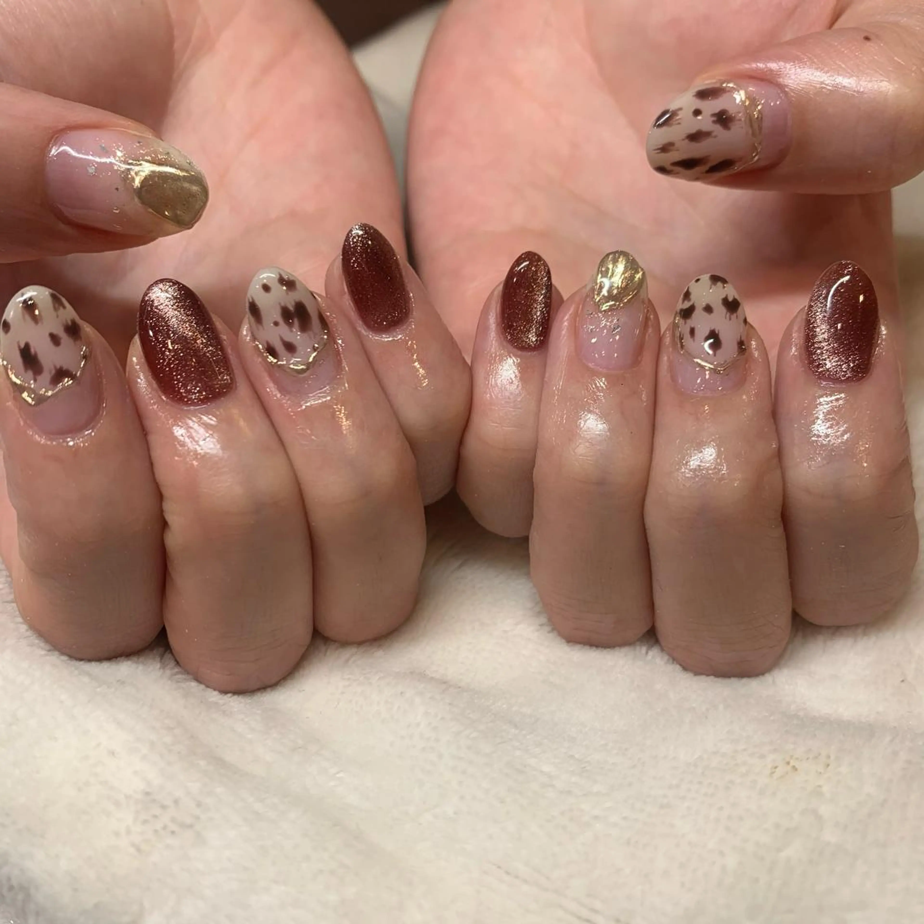 ネイル マグネットネイル nail&eyelash amor所属・nail amorのネイルデザイン