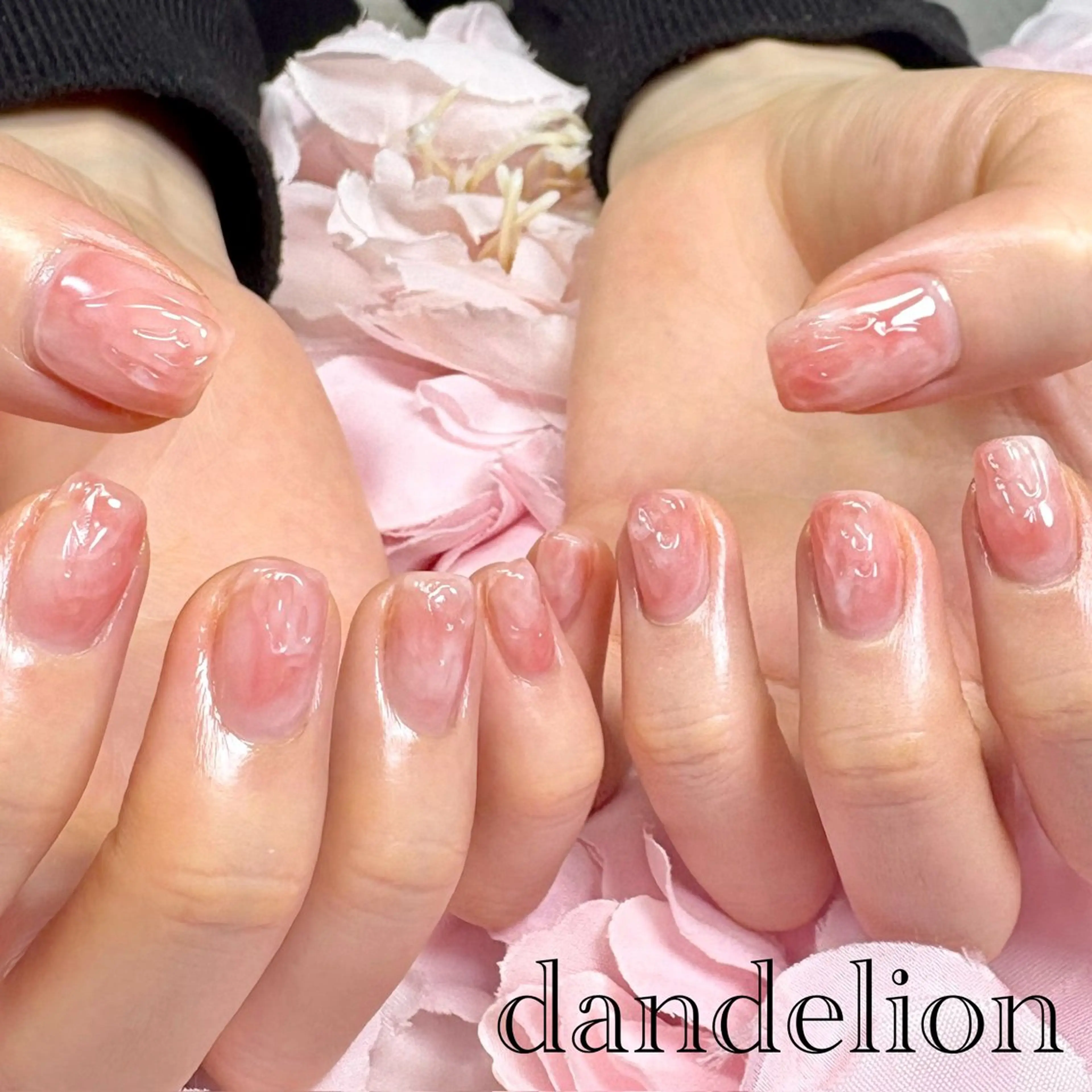 ネイル ハンドネイル ハンドケア dandelion ダンデライオンのネイルデザイン