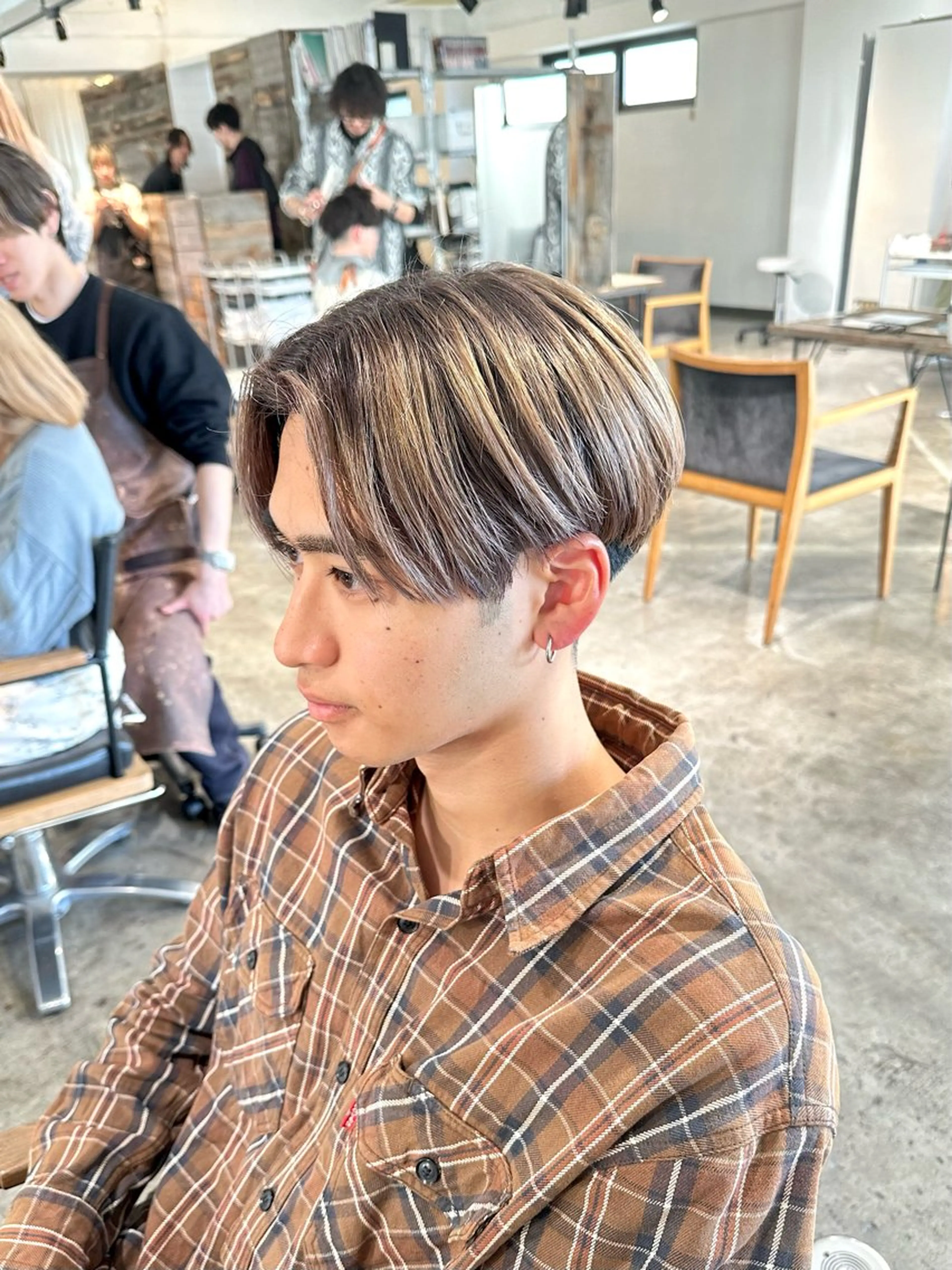 【Men's限定】💫骨格補正メンズカット＋ファッションカラー➕ダメージ補修トリートメント✂︎の写真