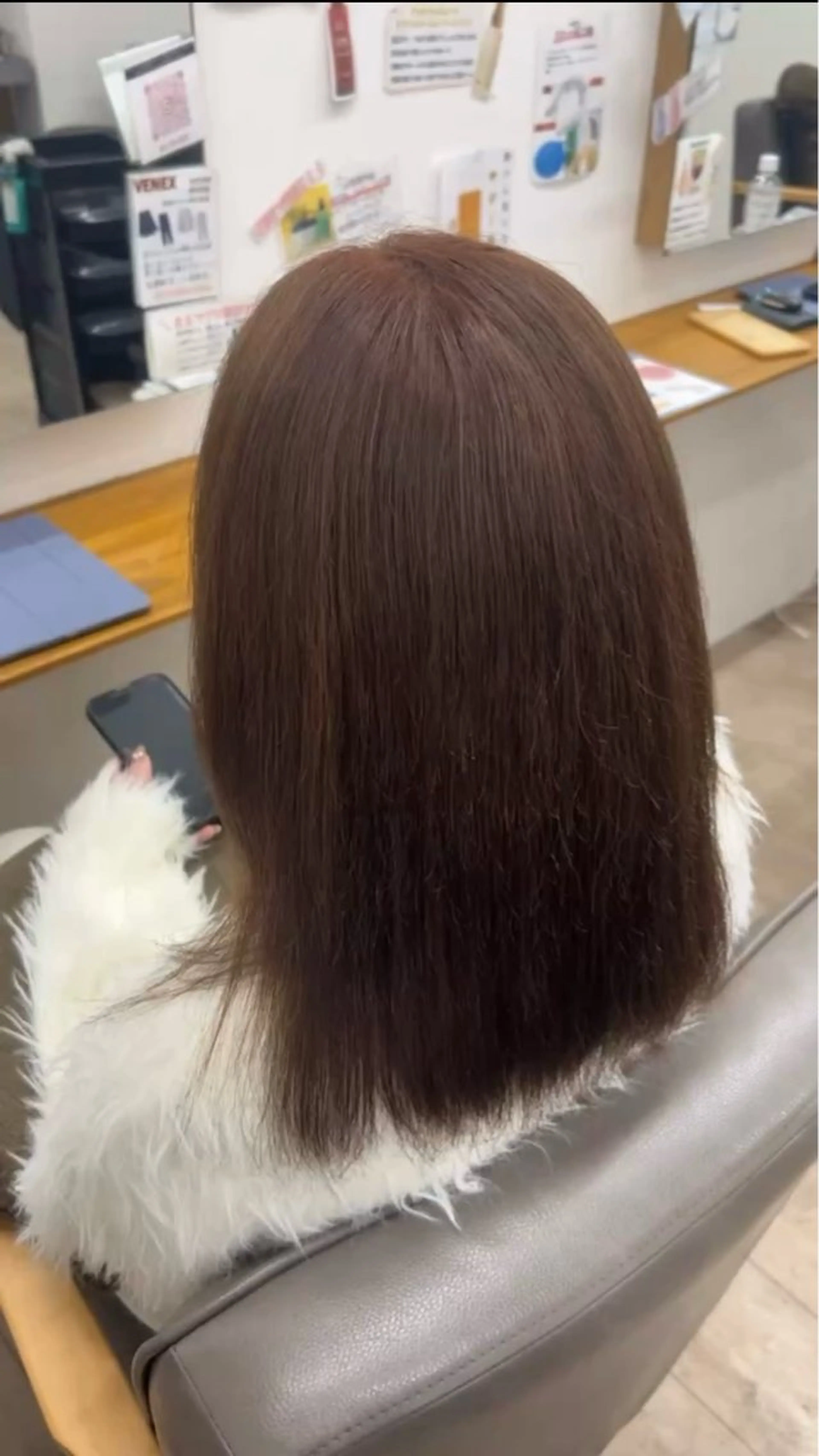 ミディアム ヘアカラー 酒井 直桜矢のヘアスタイル