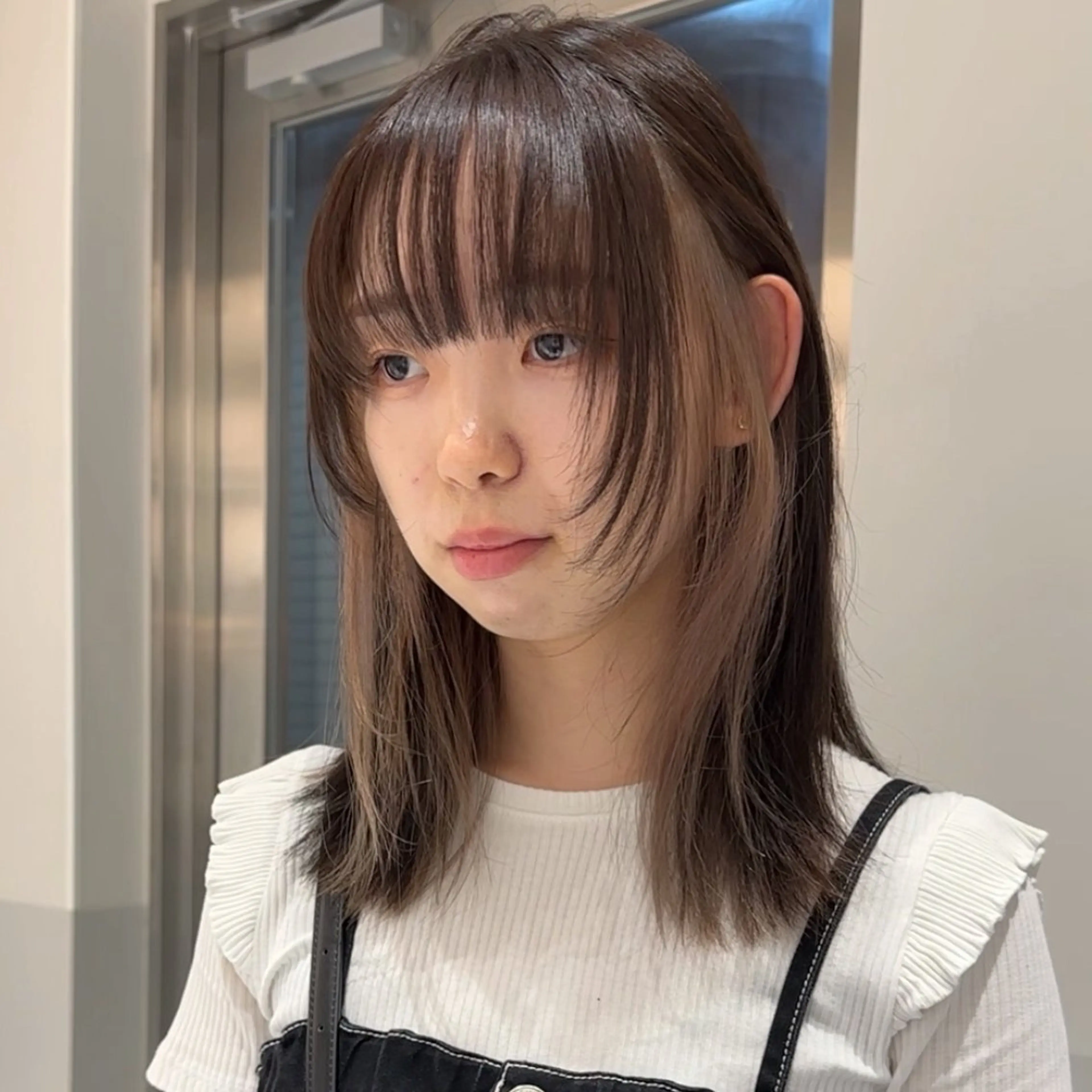 セミロング カット ヘアカラー トリートメント ୨୧柔らかいカラー nozomi ୨୧のヘアスタイル