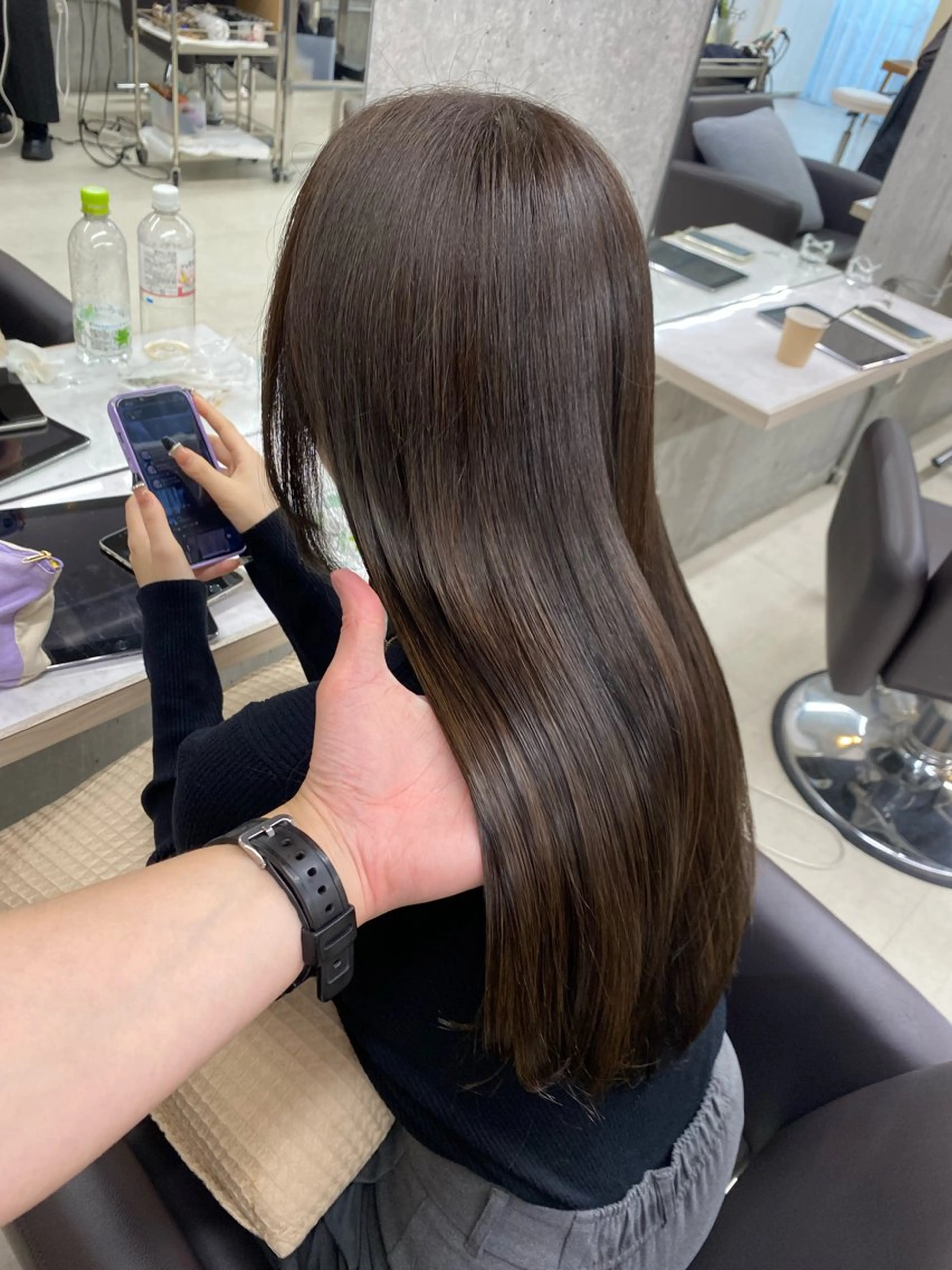 ロング Clore所属・うる艶ヘア♡韓国好き 透明感　shotaのヘアスタイル