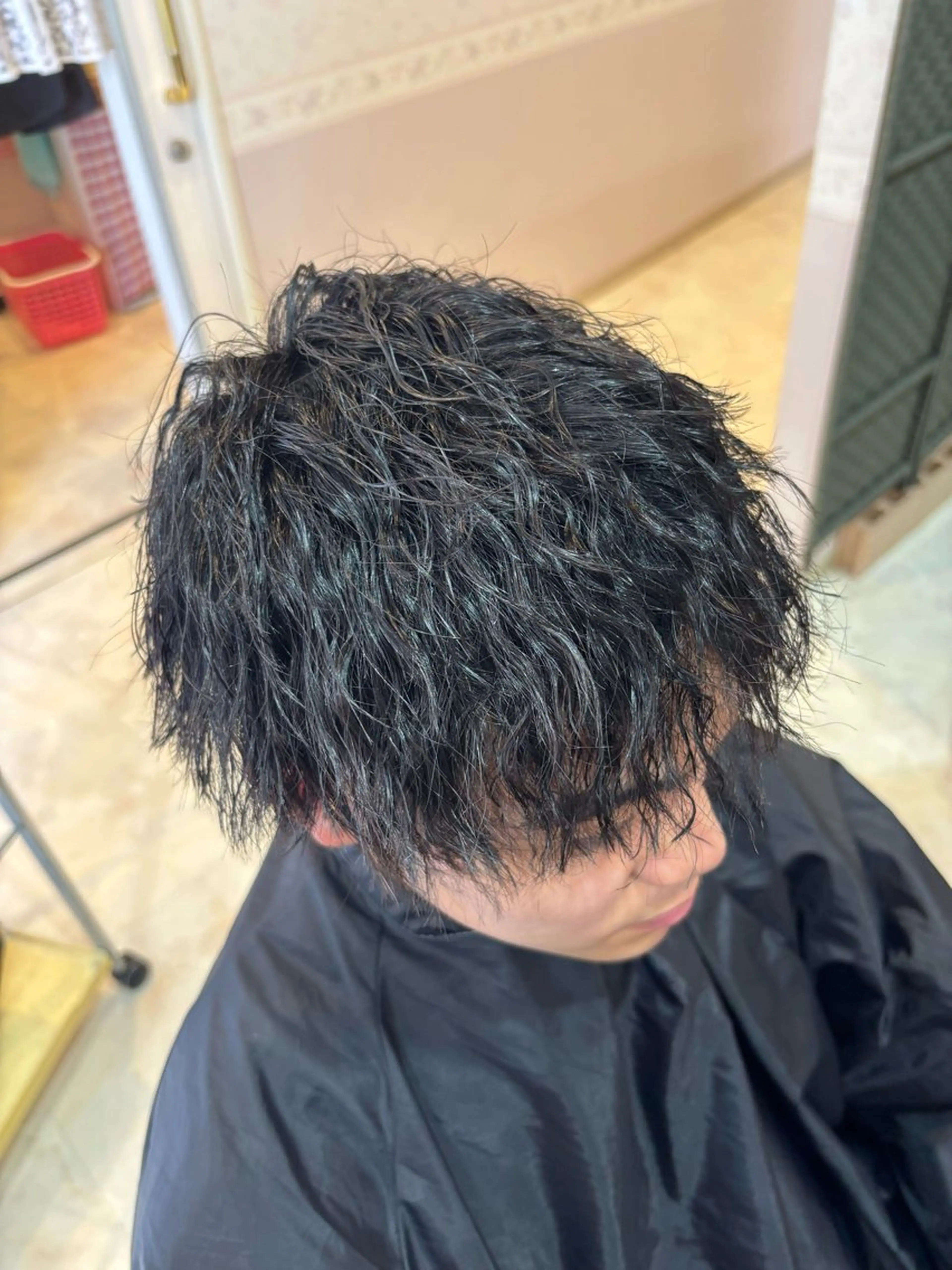 メンズ カット パーマ フルリール所属・フルリール/中庄/ ハイトーン/縮毛矯正のヘアスタイル