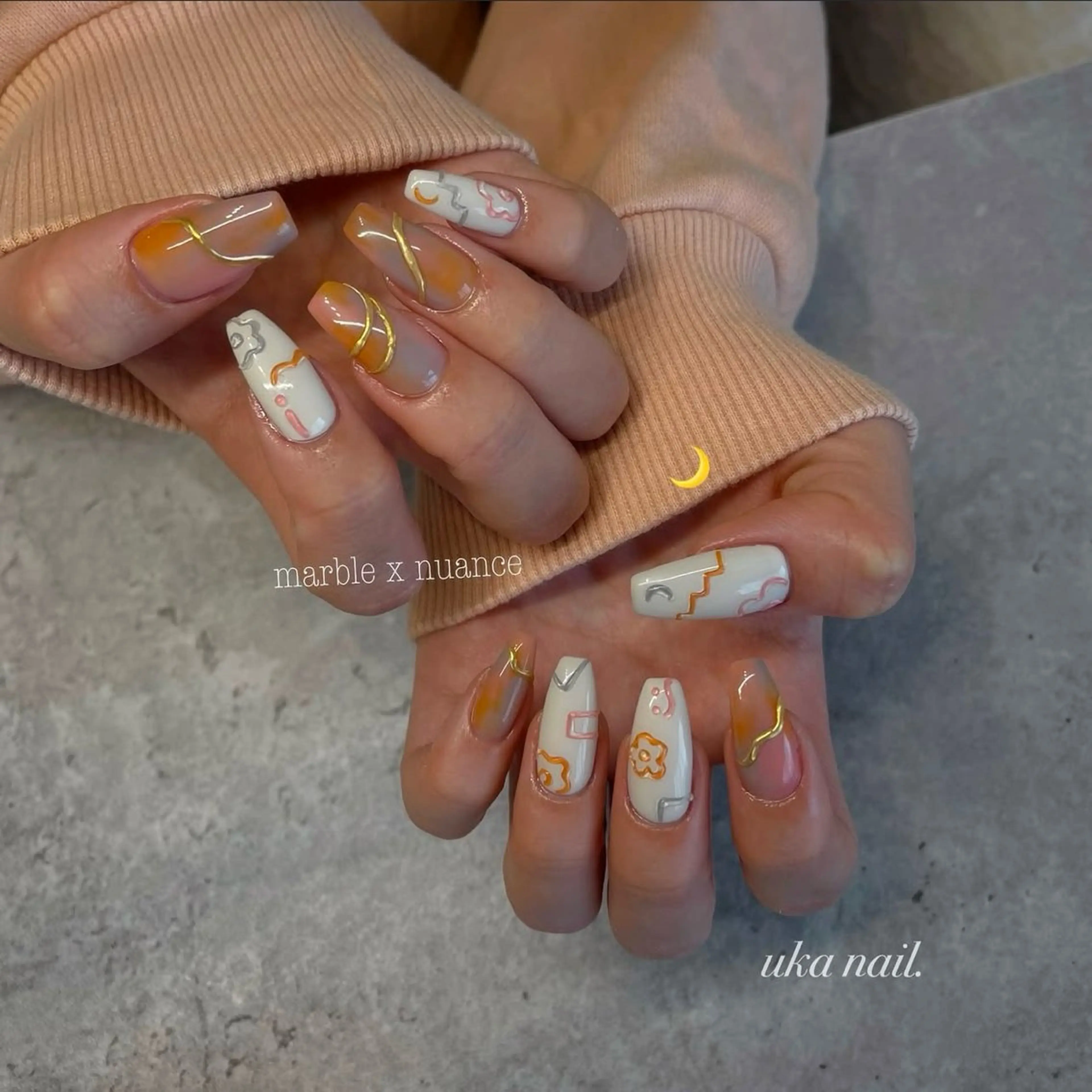 ネイル ハンドネイル uka nailのネイルデザイン