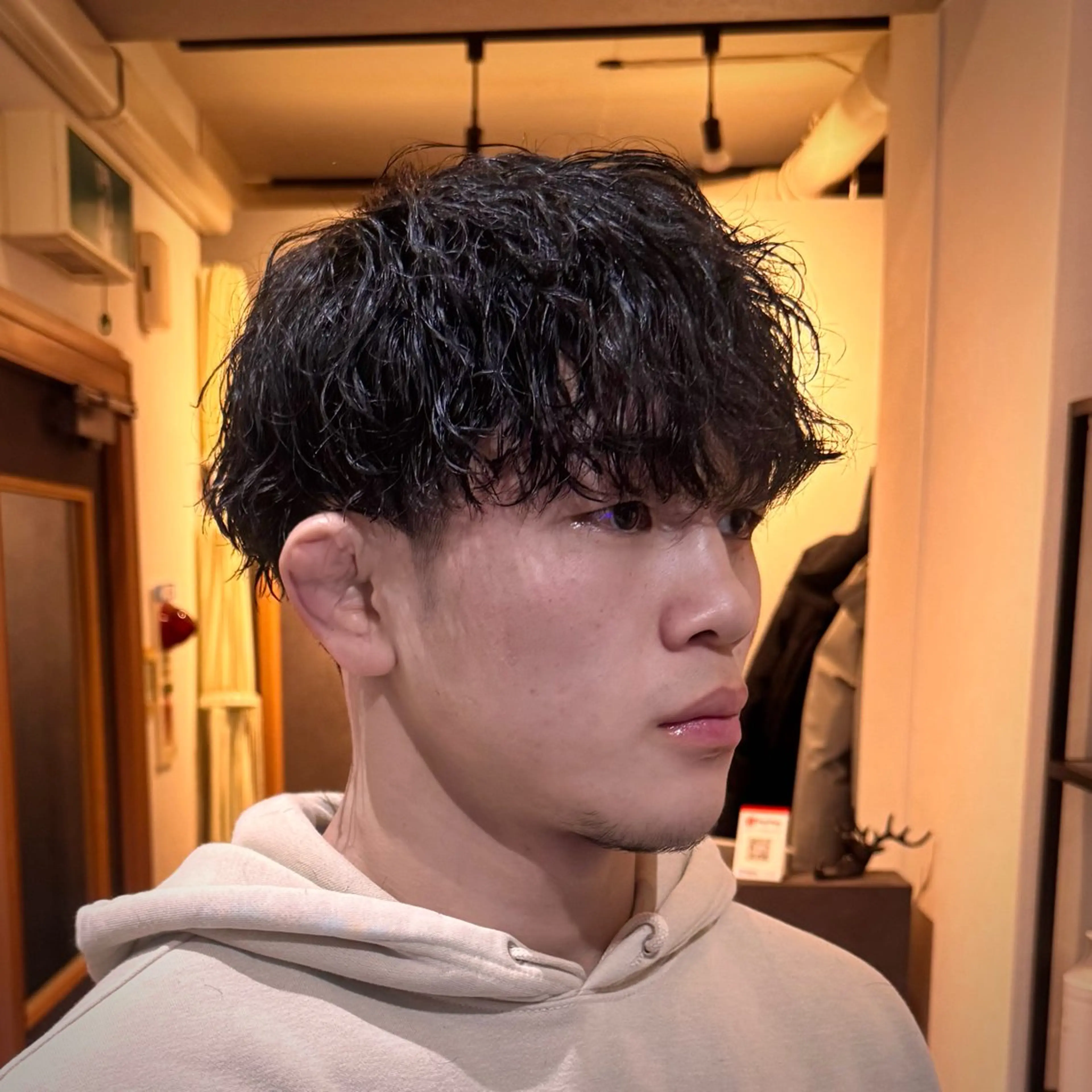 ショート パーマ メンズ メンズパーマ カット パーマ GLADMAN'S CUT CLUB 立川所属・立川メンズカット/ メンズパーマ💈三上のヘアスタイル