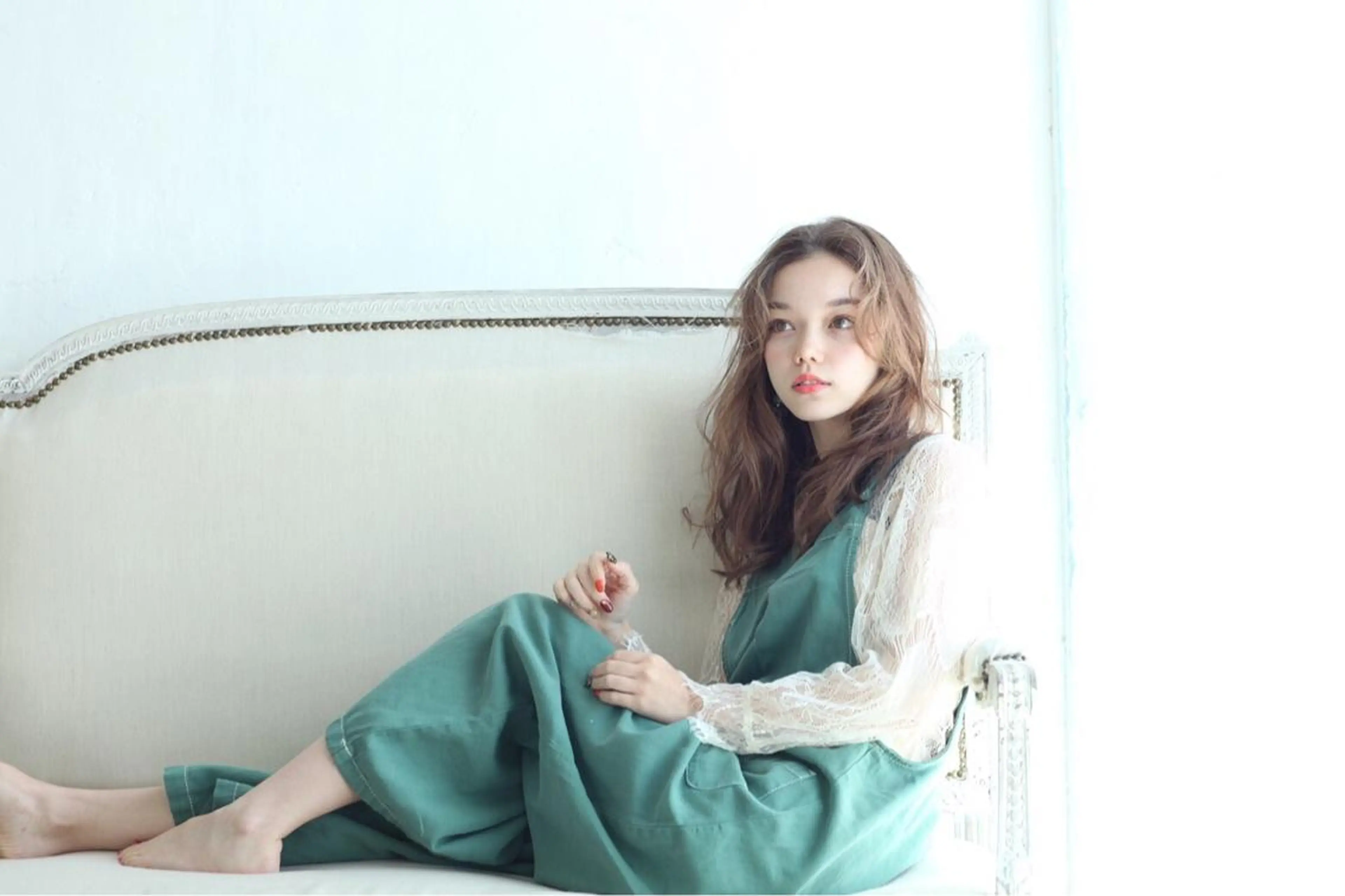 ロング 似合わせ艶髪カラー ❤️ハダユミのヘアスタイル