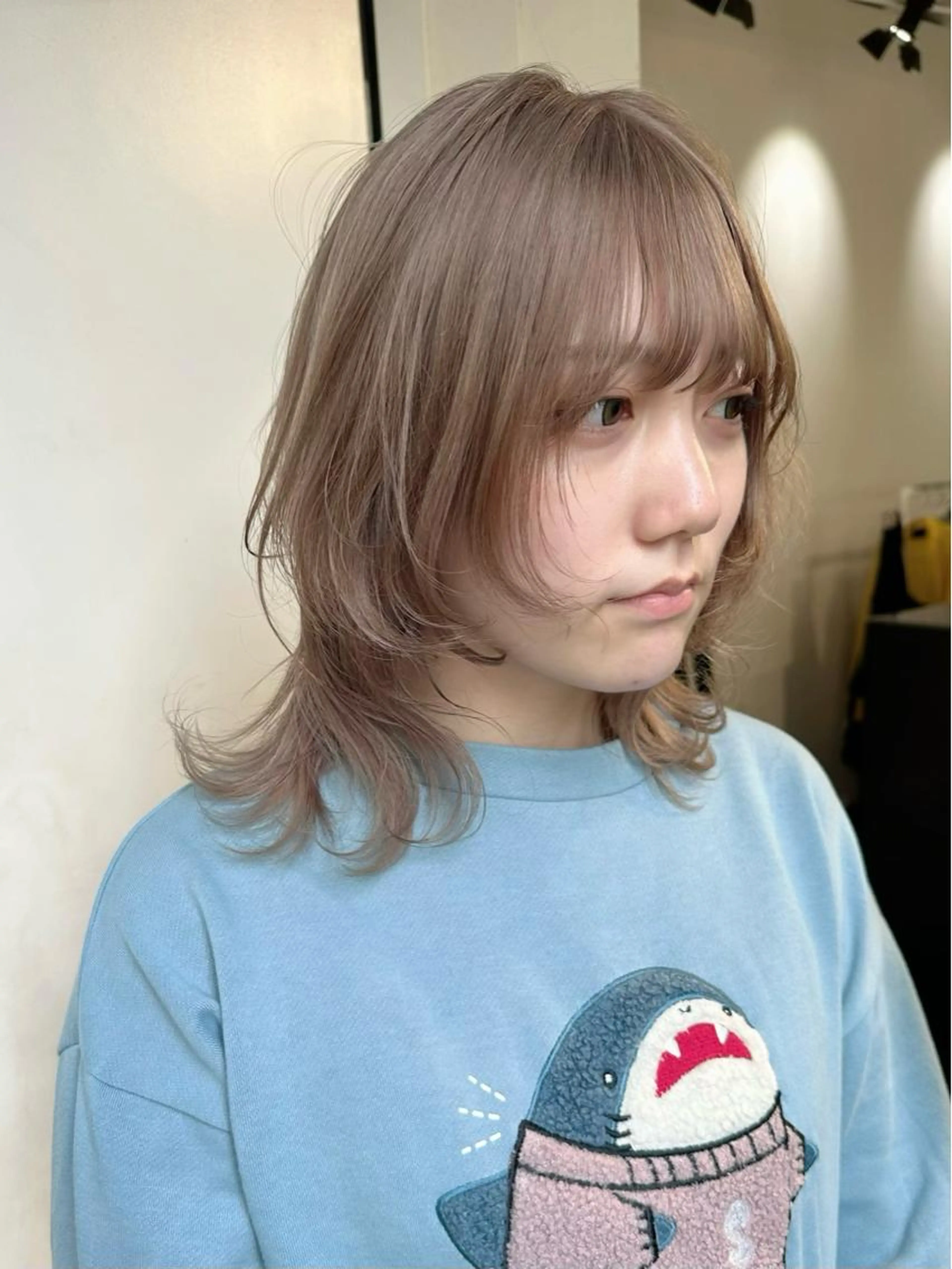 ダメージ95%減⤵︎🌀カット+ケアブリーチ+フルカラー🦄💫✂︎の写真