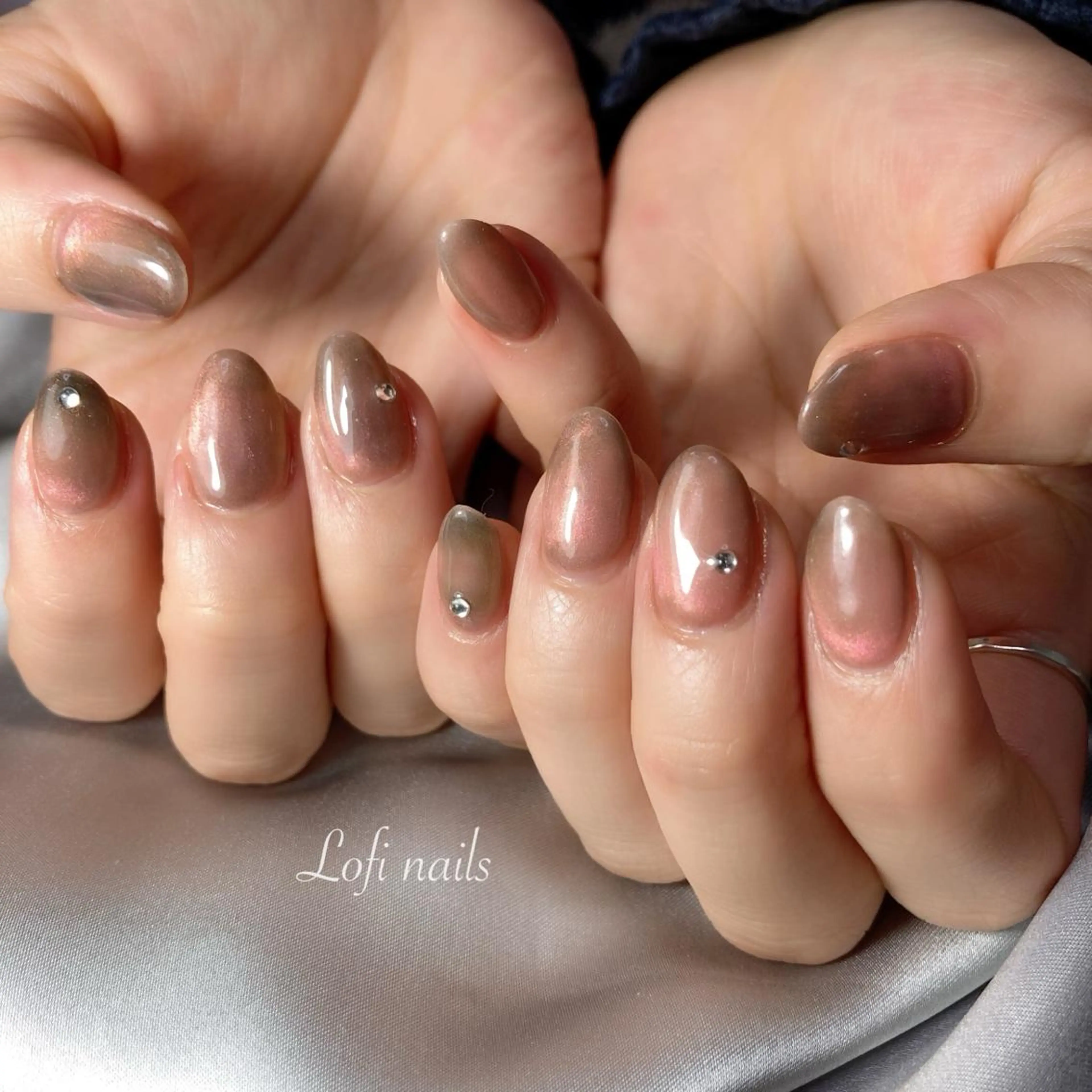 ネイル マグネットネイル Lofi nails ゆきこのネイルデザイン