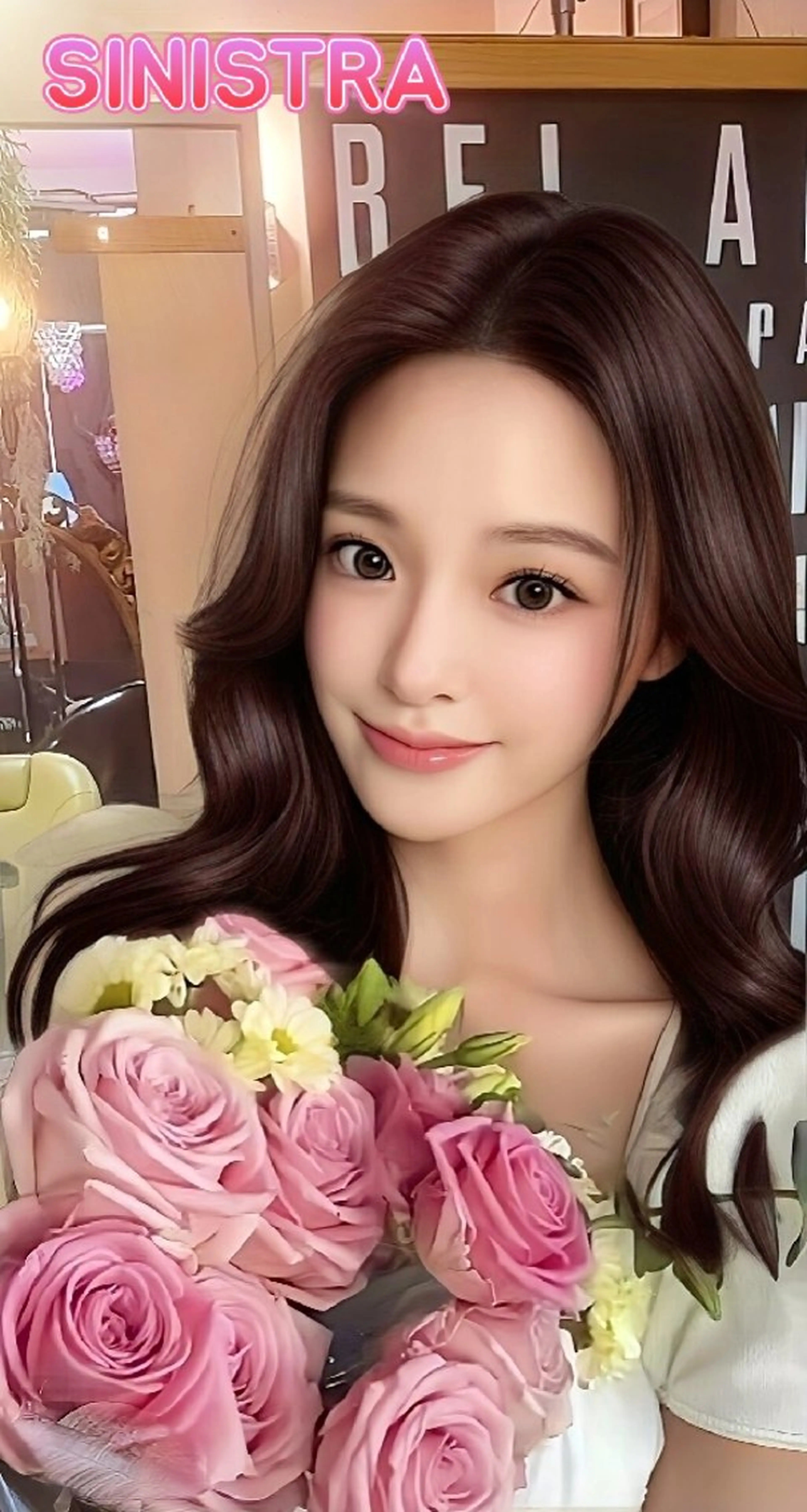 ロング トリートメント ヘアカラー sinistra シニストラ　足利山下店所属・再来率94％原宿足利 表参道★シニストラのヘアスタイル