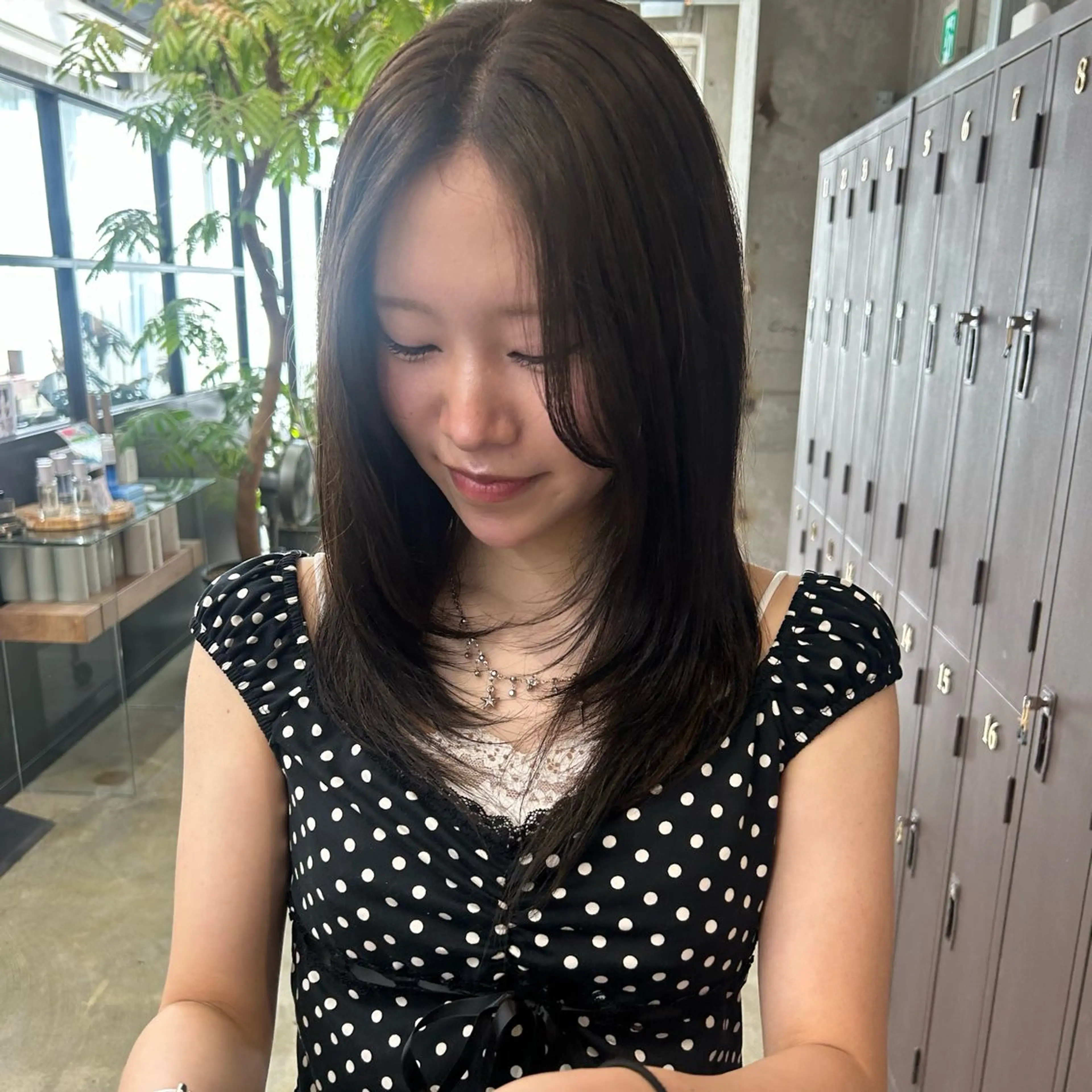 【🐏セミロング限定🐏】ワンカラー+3stepトリートメントの写真