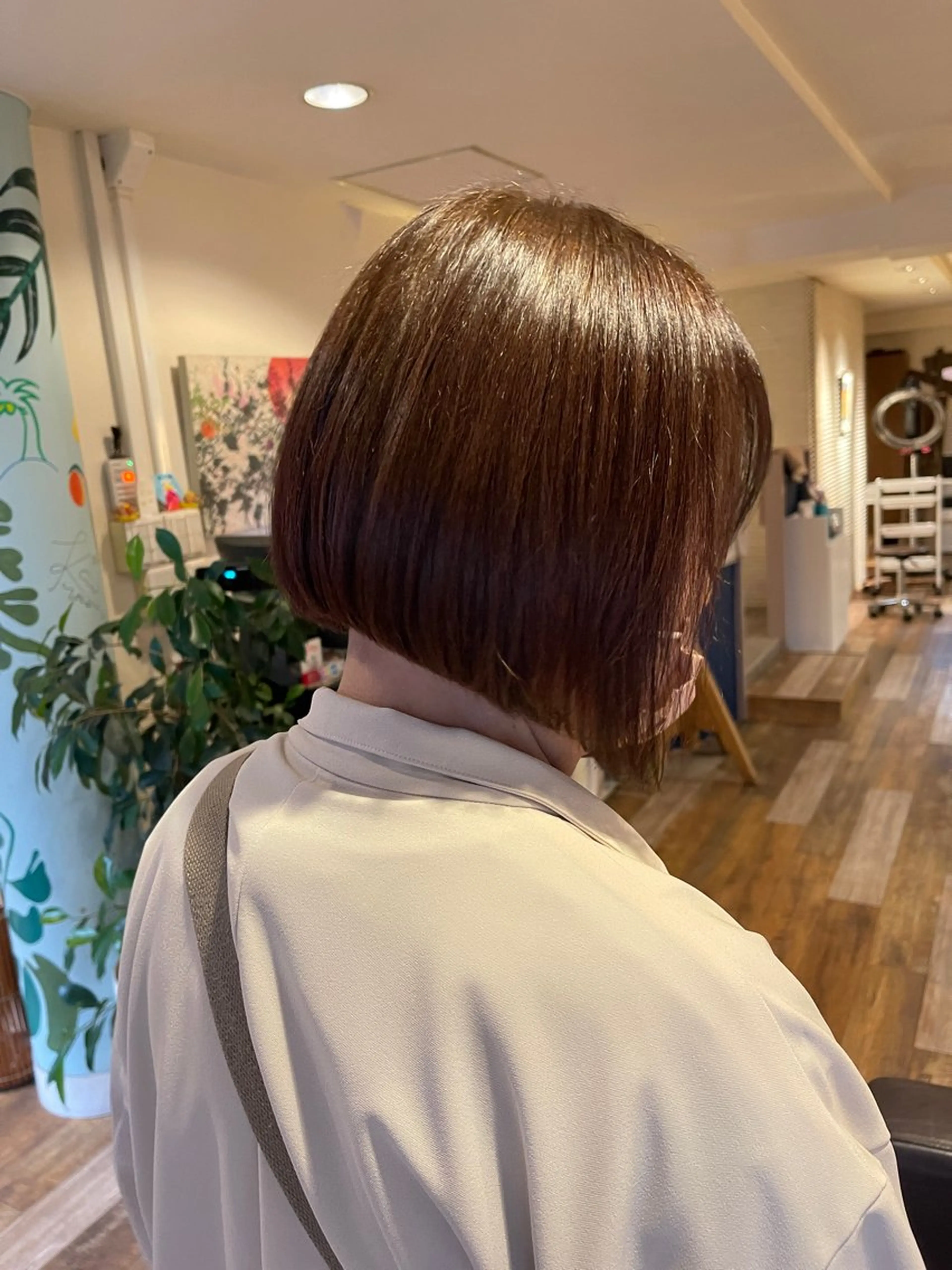 ミディアム 縮毛矯正 美髪矯正/縮毛矯正 越野雄大のヘアスタイル